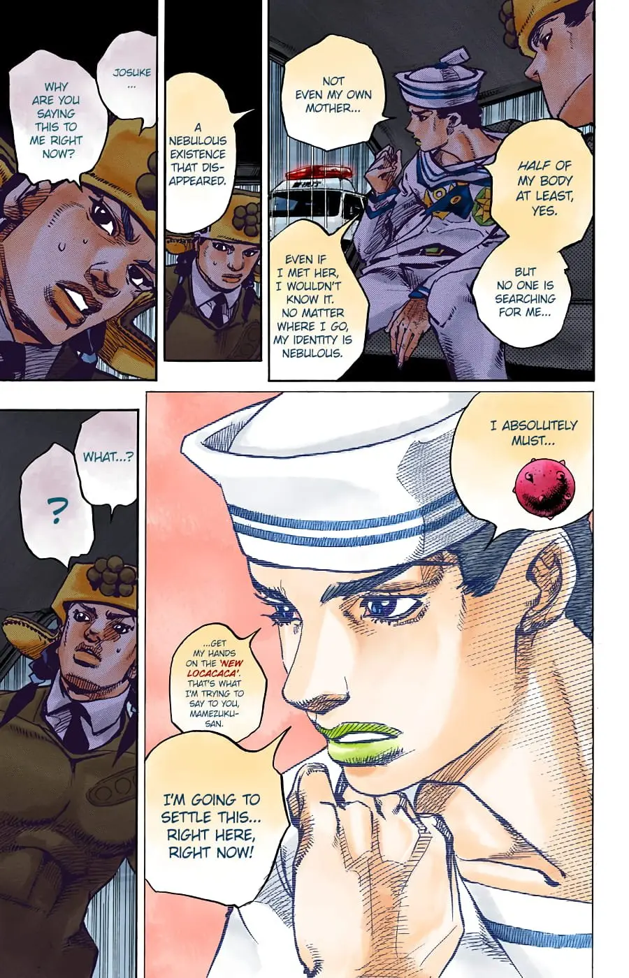JoJo's Bizarre Adventure, Part 8: JoJolion Colored Manga β Chapter 90 β Page 8