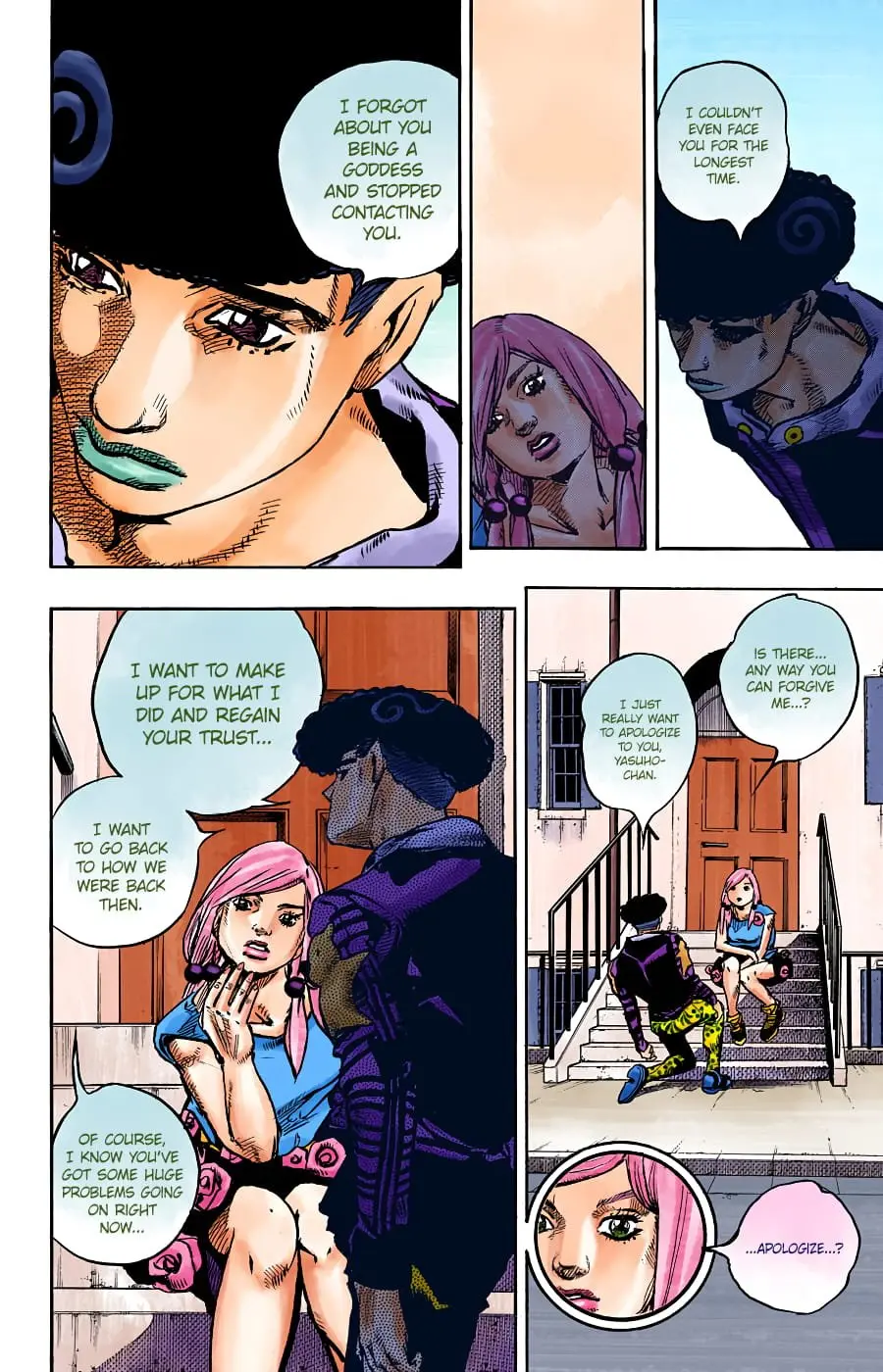 JoJo's Bizarre Adventure, Part 8: JoJolion Colored Manga β Chapter 90 β Page 22