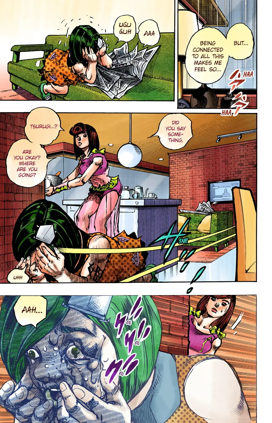 JoJo's Bizarre Adventure, Part 8: JoJolion Colored Manga β Chapter 91 β Page 14