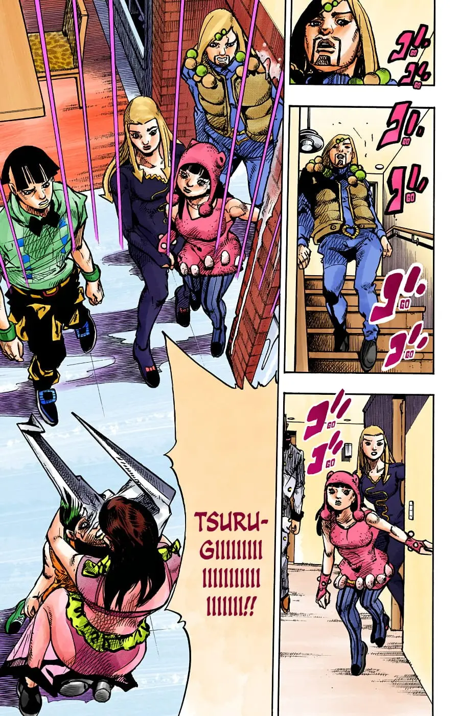 JoJo's Bizarre Adventure, Part 8: JoJolion Colored Manga β Chapter 91 β Page 35
