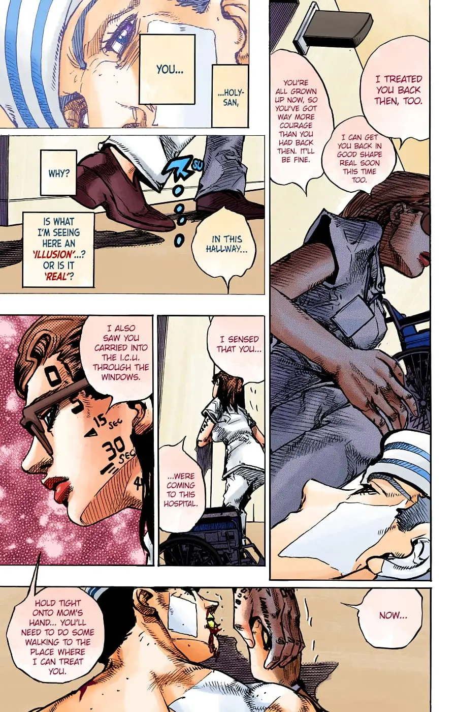 JoJo's Bizarre Adventure, Part 8: JoJolion Colored Manga β Chapter 92 β Page 8