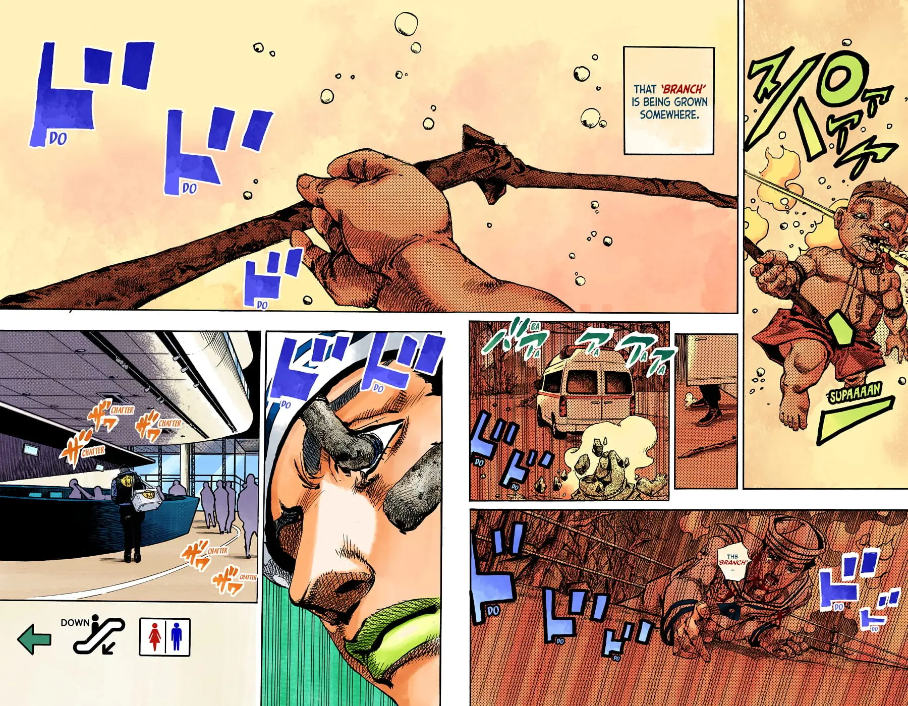 JoJo's Bizarre Adventure, Part 8: JoJolion Colored Manga — Chapter 93 — Page 2
