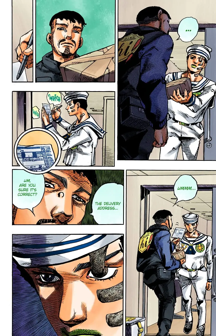 JoJo's Bizarre Adventure, Part 8: JoJolion Colored Manga — Chapter 93 — Page 5