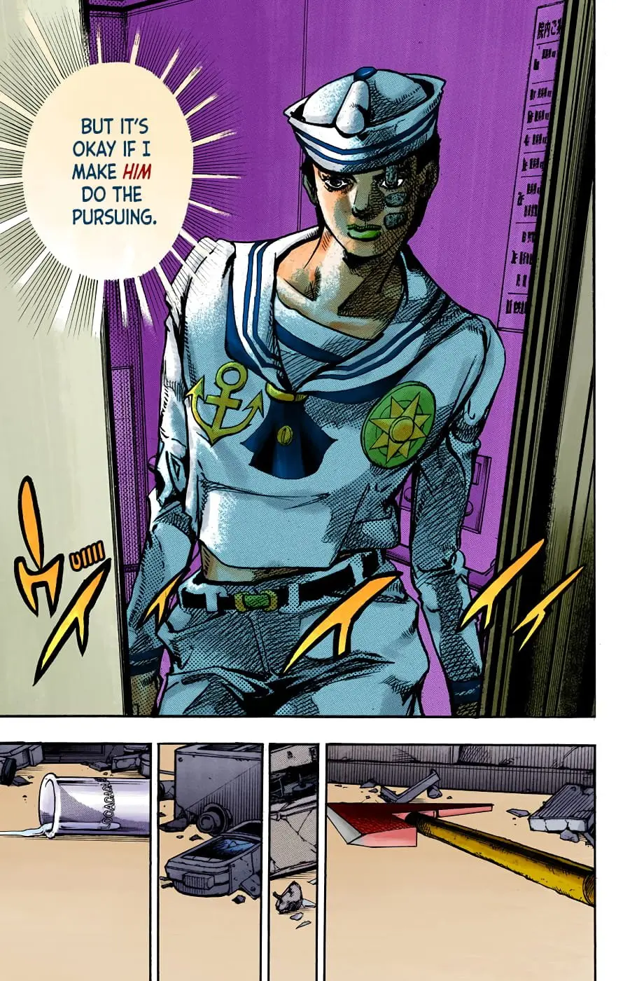 JoJo's Bizarre Adventure, Part 8: JoJolion Colored Manga — Chapter 93 — Page 8