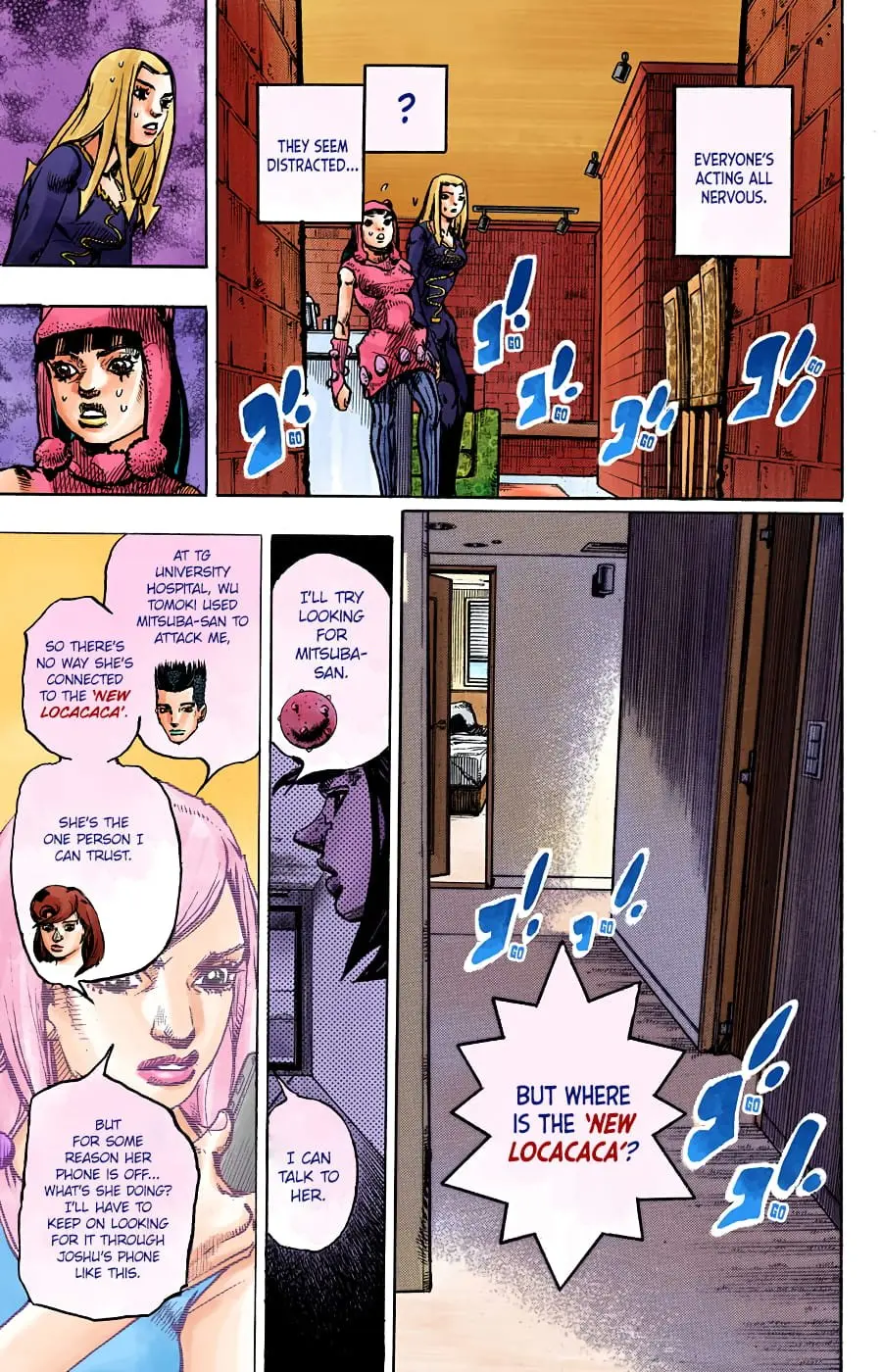 JoJo's Bizarre Adventure, Part 8: JoJolion Colored Manga — Chapter 93 — Page 18