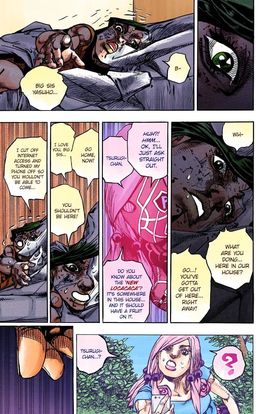JoJo's Bizarre Adventure, Part 8: JoJolion Colored Manga — Chapter 93 — Page 24