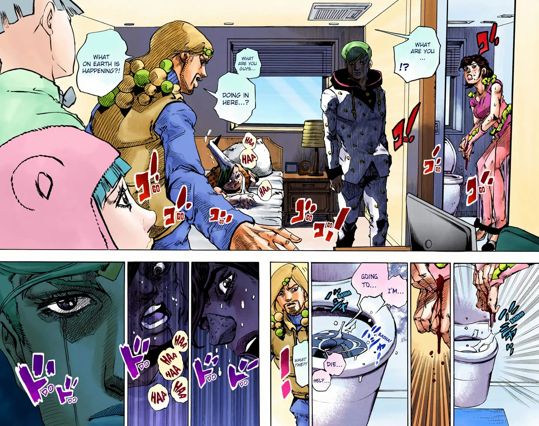 JoJo's Bizarre Adventure, Part 8: JoJolion Colored Manga — Chapter 95 — Page 9