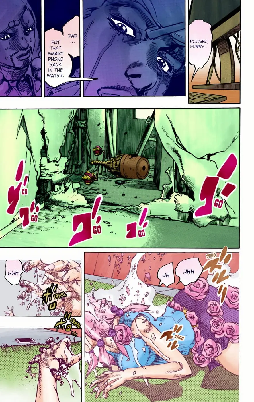 JoJo's Bizarre Adventure, Part 8: JoJolion Colored Manga — Chapter 95 — Page 13