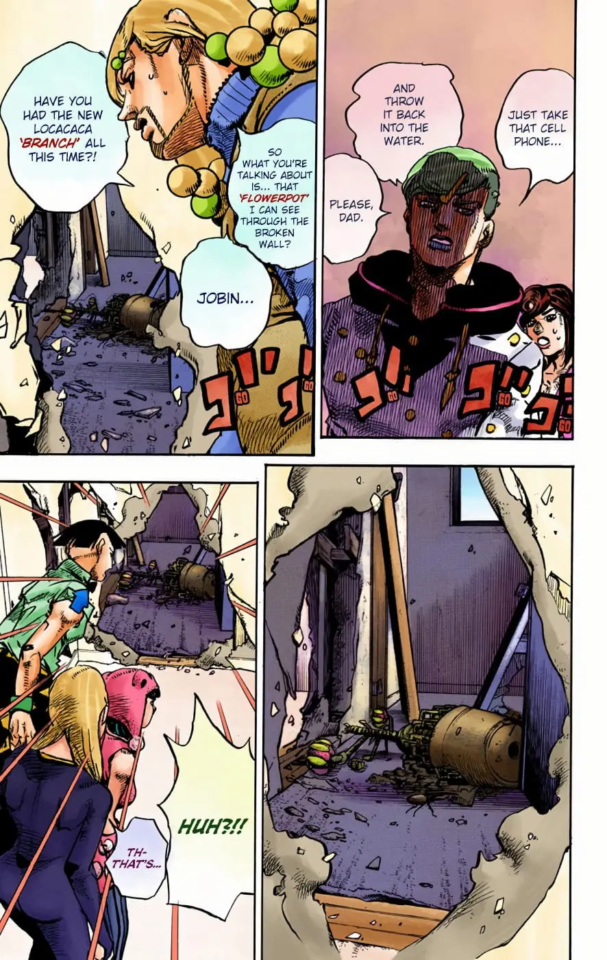 JoJo's Bizarre Adventure, Part 8: JoJolion Colored Manga — Chapter 95 — Page 16