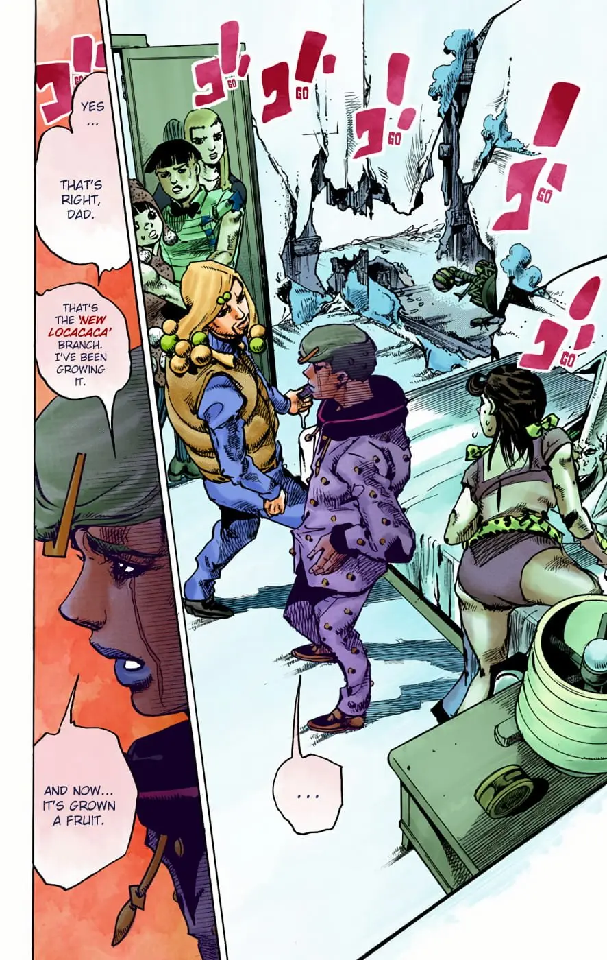 JoJo's Bizarre Adventure, Part 8: JoJolion Colored Manga — Chapter 95 — Page 17