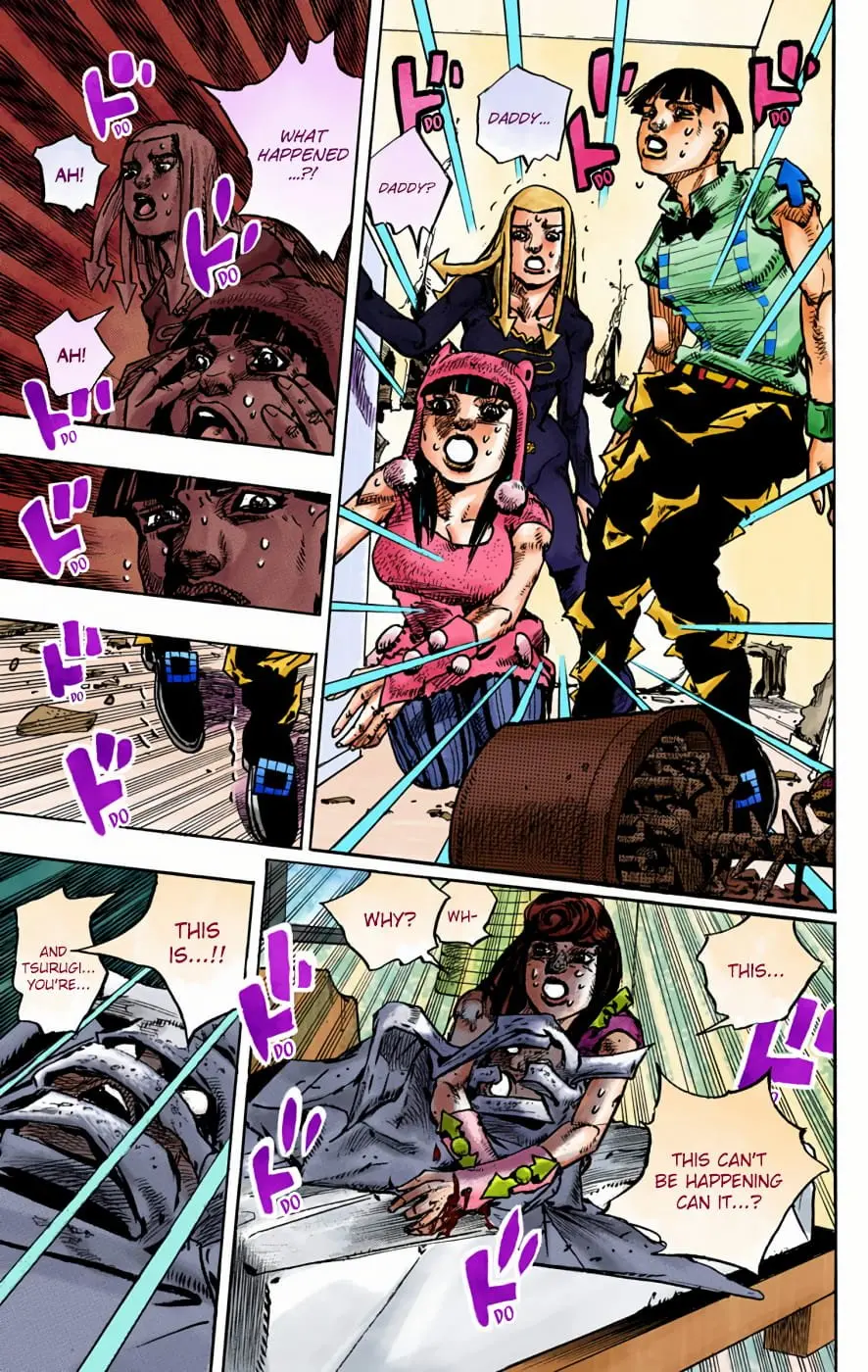 JoJo's Bizarre Adventure, Part 8: JoJolion Colored Manga — Chapter 95 — Page 35