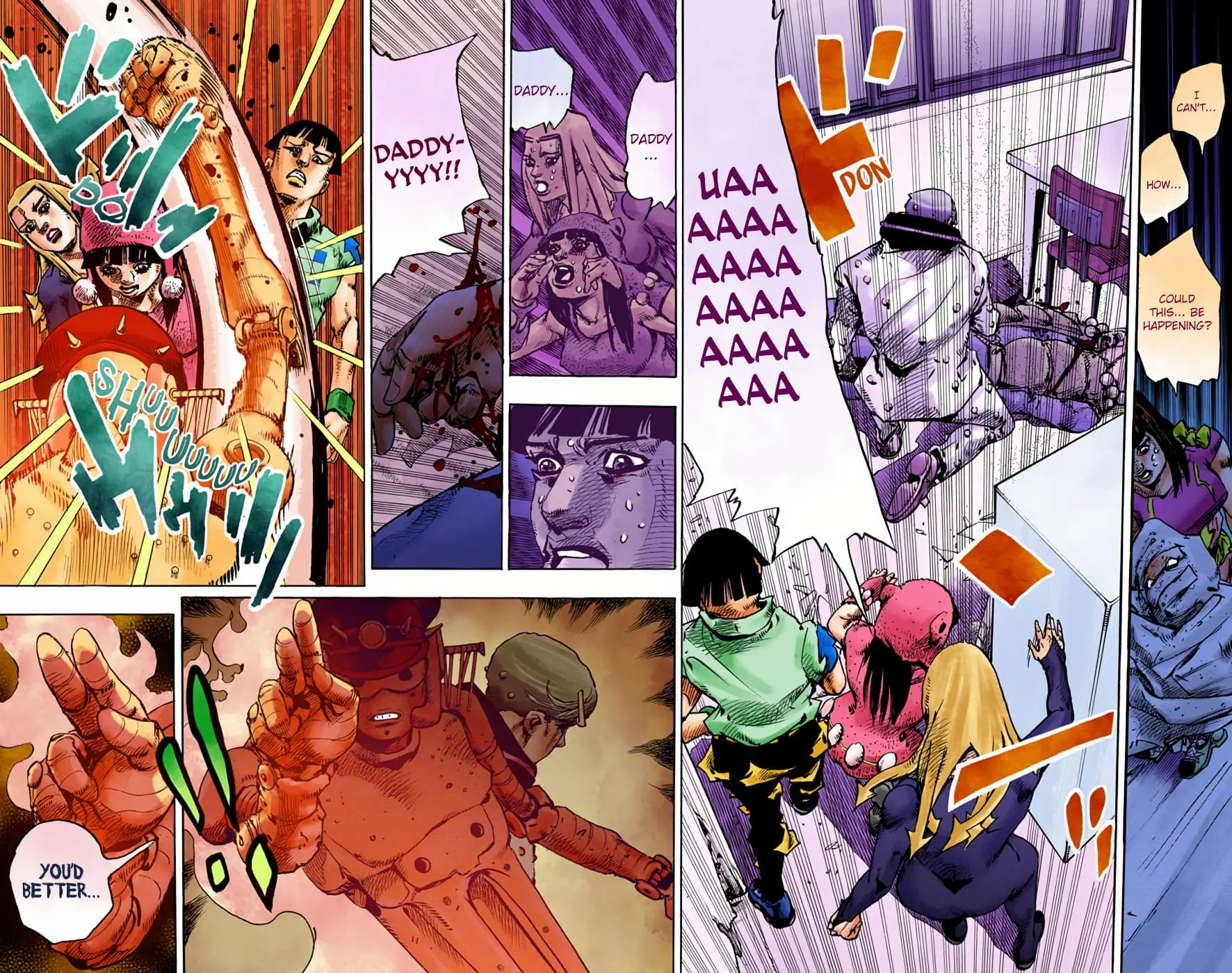 JoJo's Bizarre Adventure, Part 8: JoJolion Colored Manga — Chapter 95 — Page 36