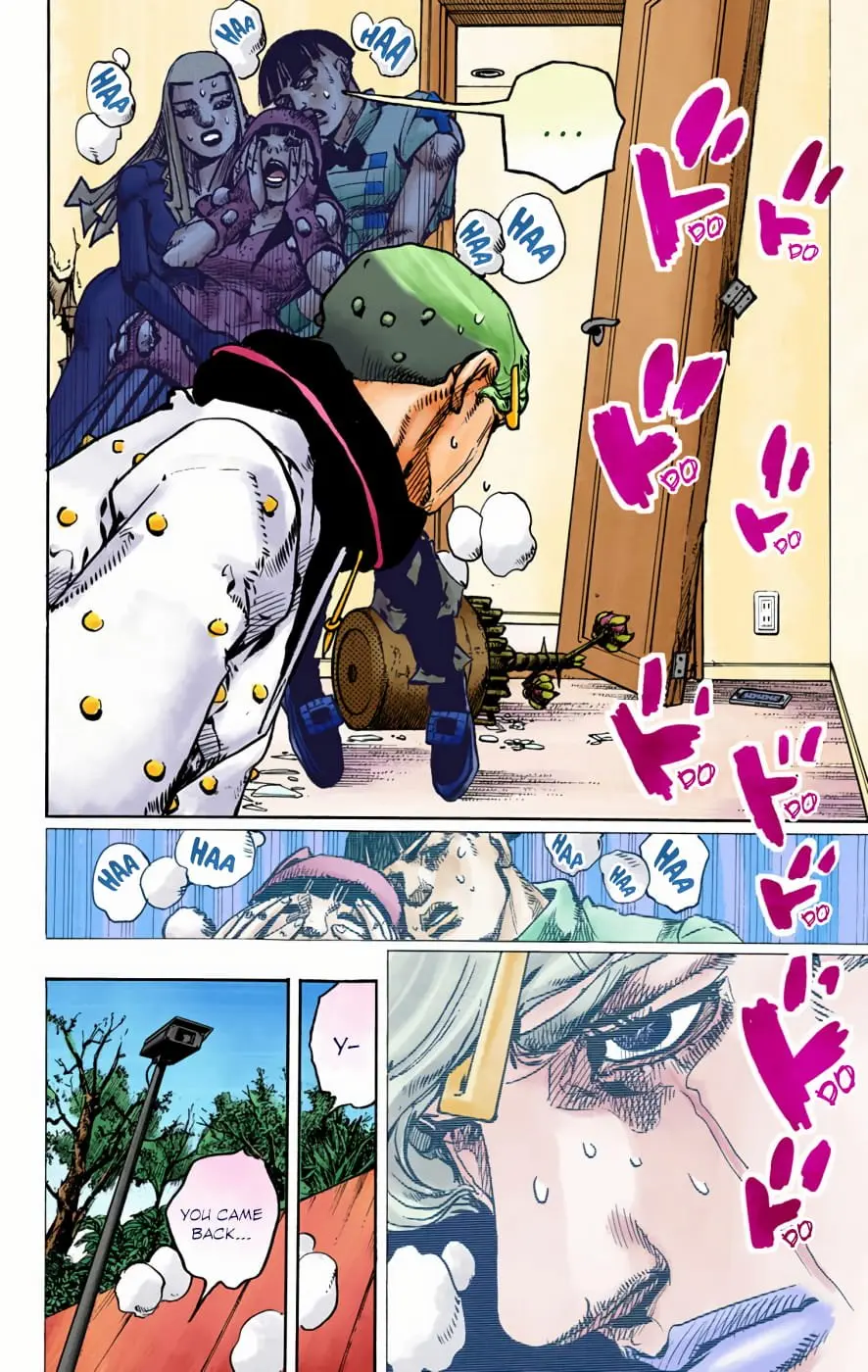 JoJo's Bizarre Adventure, Part 8: JoJolion Colored Manga — Chapter 95 — Page 41