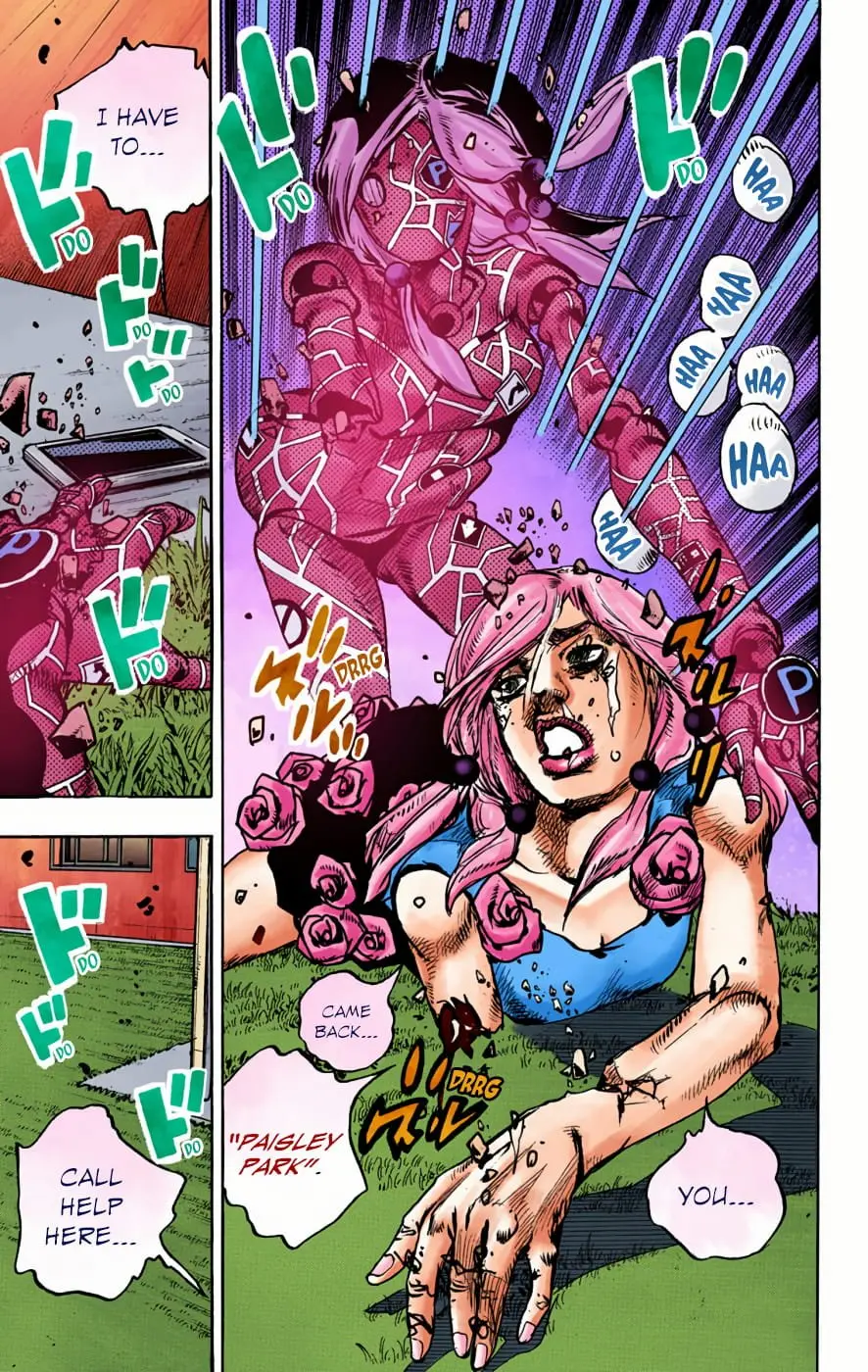 JoJo's Bizarre Adventure, Part 8: JoJolion Colored Manga — Chapter 95 — Page 42
