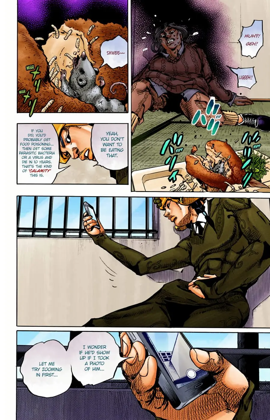 JoJo's Bizarre Adventure, Part 8: JoJolion Colored Manga — Chapter 96 — Page 12