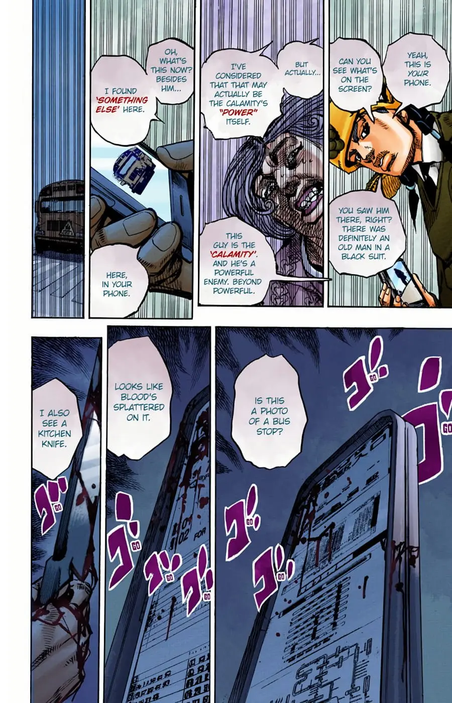 JoJo's Bizarre Adventure, Part 8: JoJolion Colored Manga — Chapter 96 — Page 14