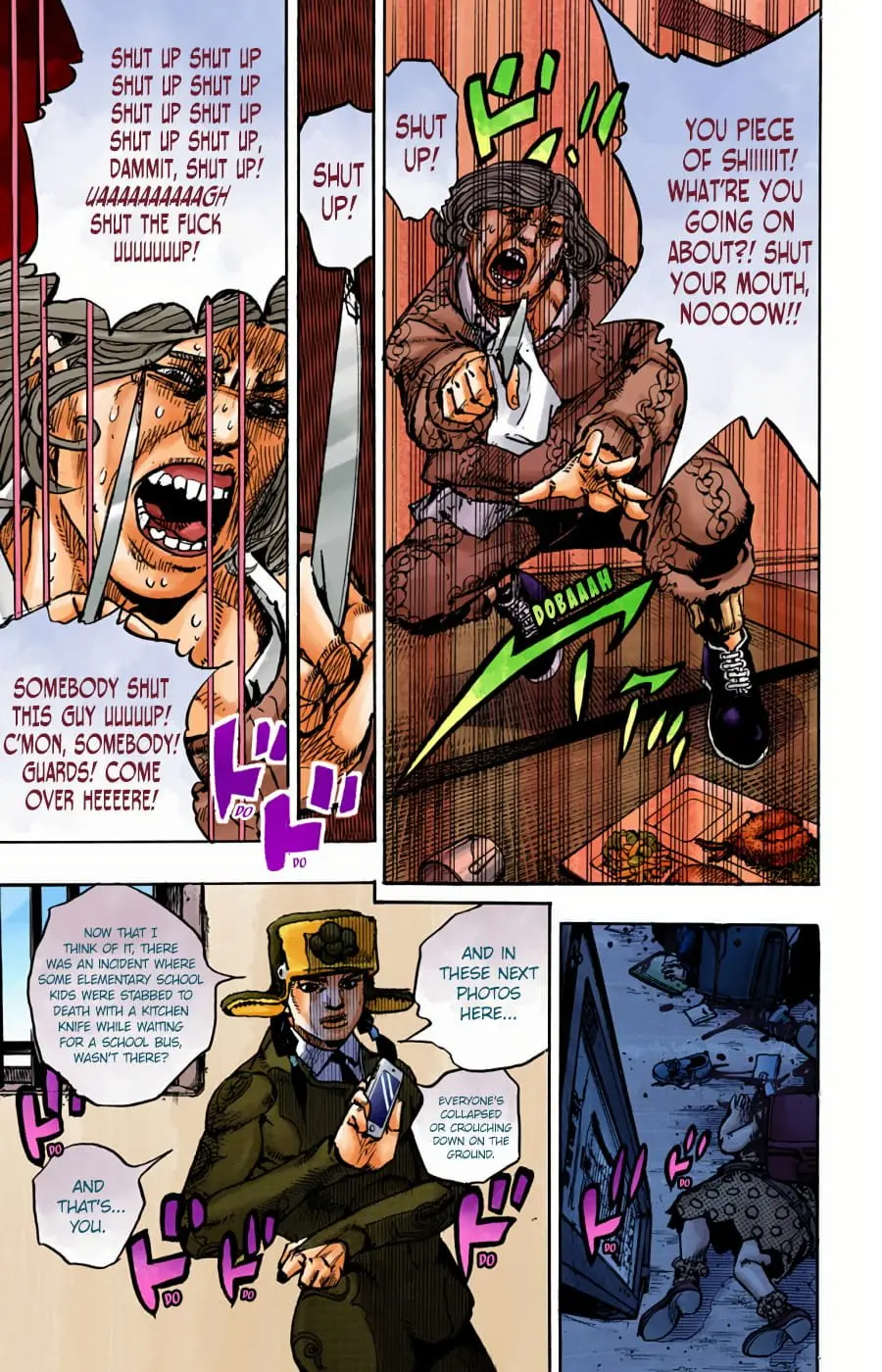 JoJo's Bizarre Adventure, Part 8: JoJolion Colored Manga — Chapter 96 — Page 15