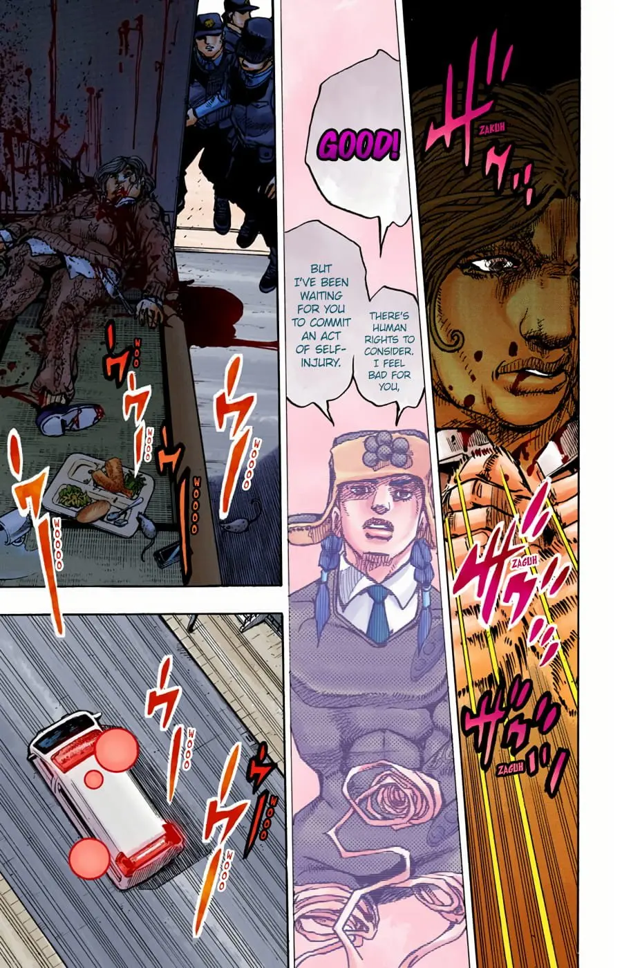 JoJo's Bizarre Adventure, Part 8: JoJolion Colored Manga — Chapter 96 — Page 17