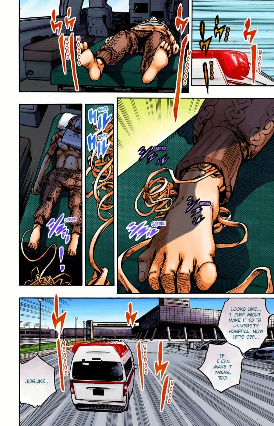 JoJo's Bizarre Adventure, Part 8: JoJolion Colored Manga — Chapter 96 — Page 18