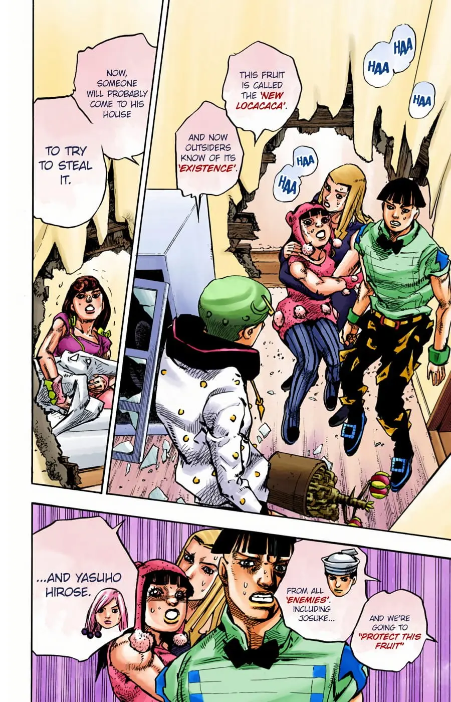 JoJo's Bizarre Adventure, Part 8: JoJolion Colored Manga — Chapter 96 — Page 28