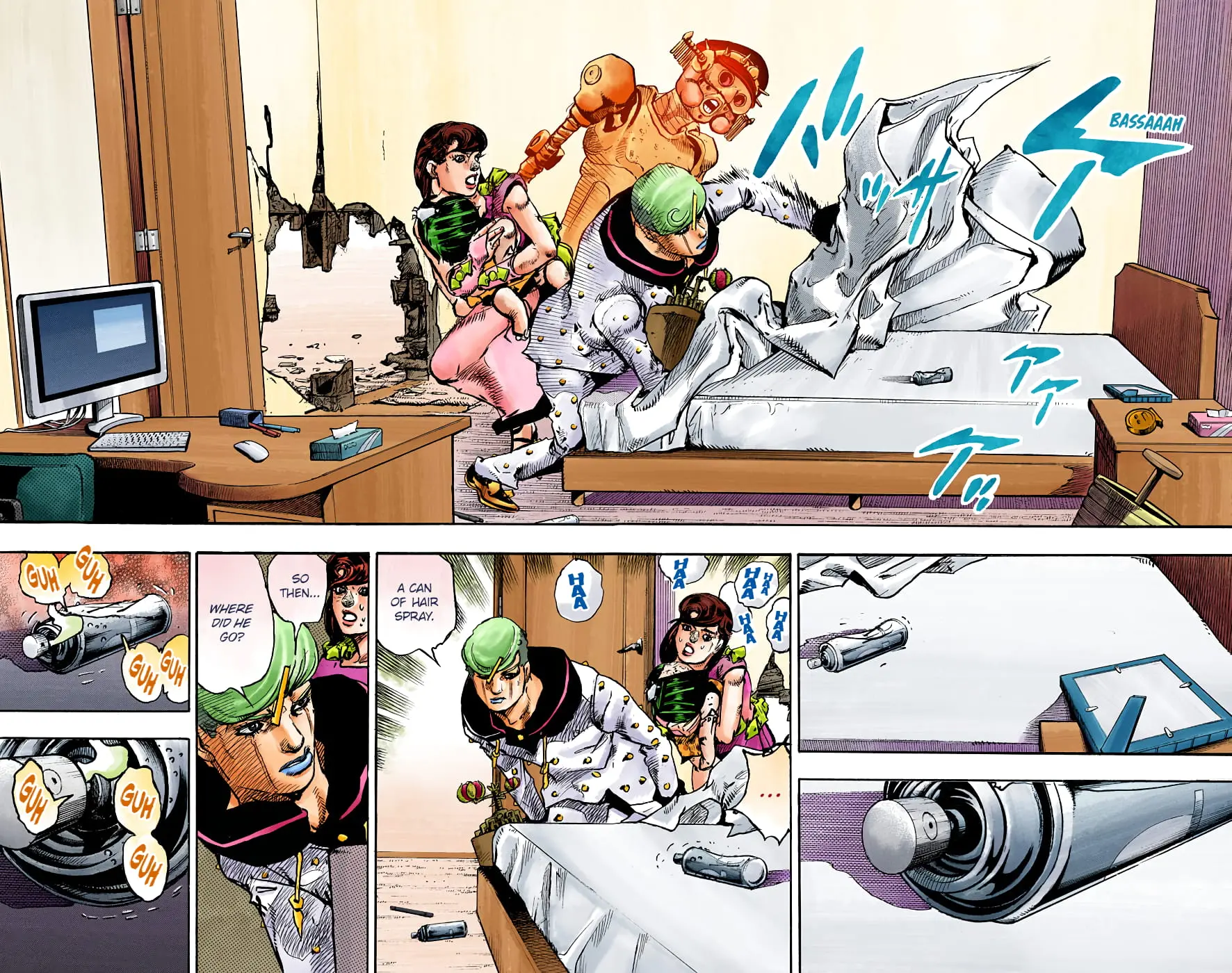 JoJo's Bizarre Adventure, Part 8: JoJolion Colored Manga β Chapter 97 β Page 4