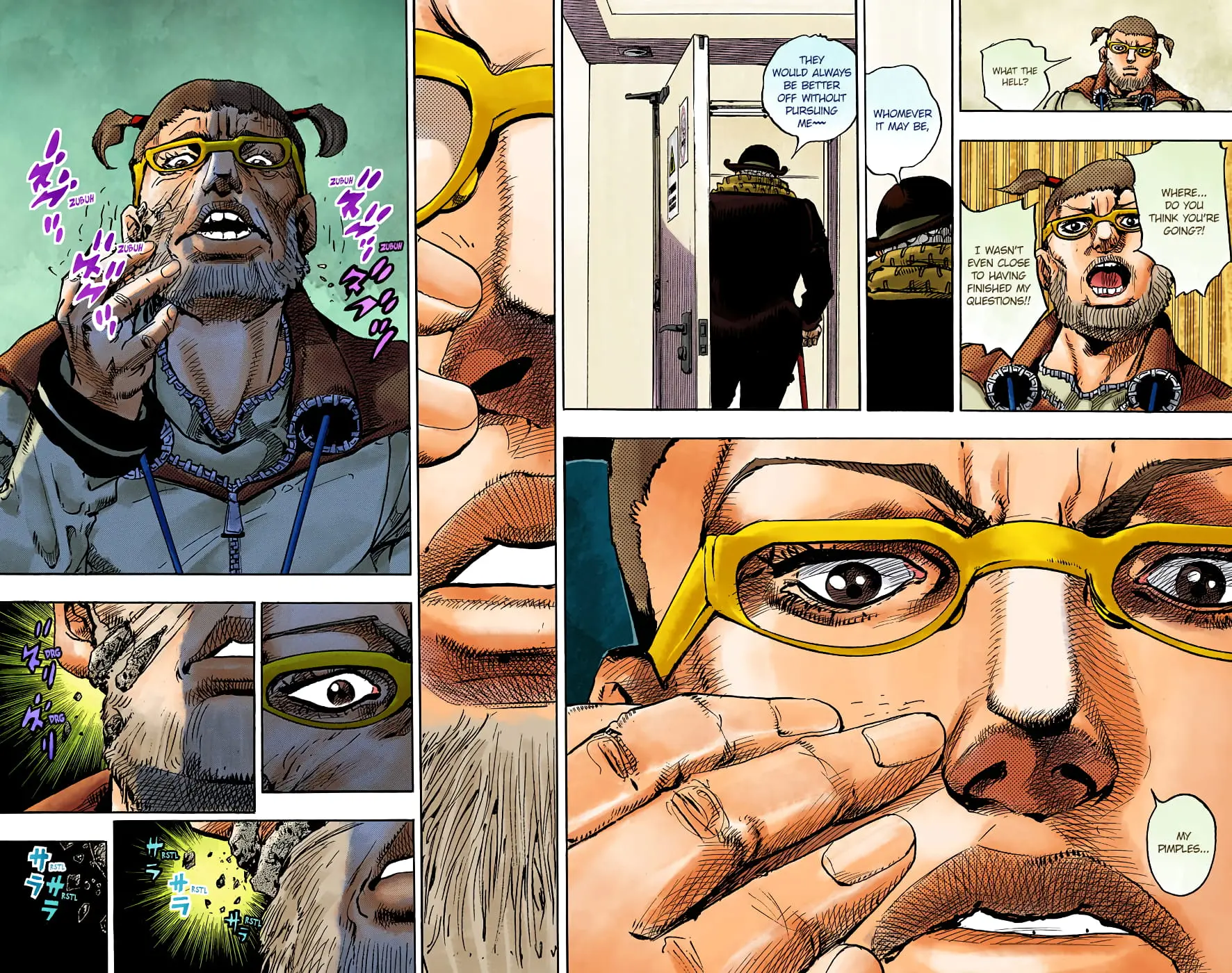JoJo's Bizarre Adventure, Part 8: JoJolion Colored Manga β Chapter 97 β Page 34