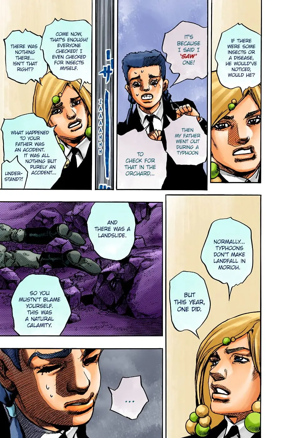 JoJo's Bizarre Adventure, Part 8: JoJolion Colored Manga — Chapter 99 — Page 25