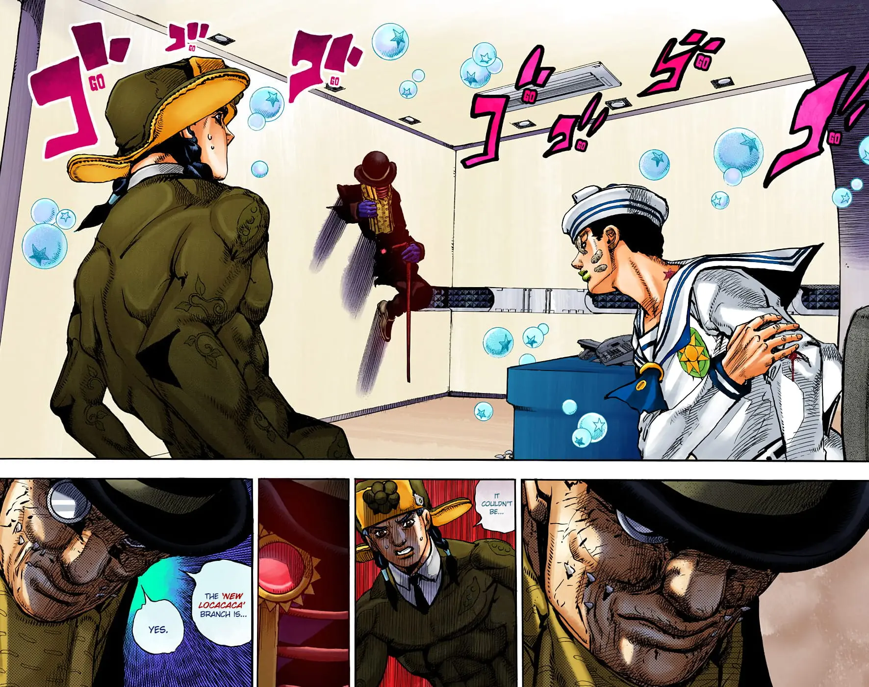 JoJo's Bizarre Adventure, Part 8: JoJolion Colored Manga — Chapter 99 — Page 28