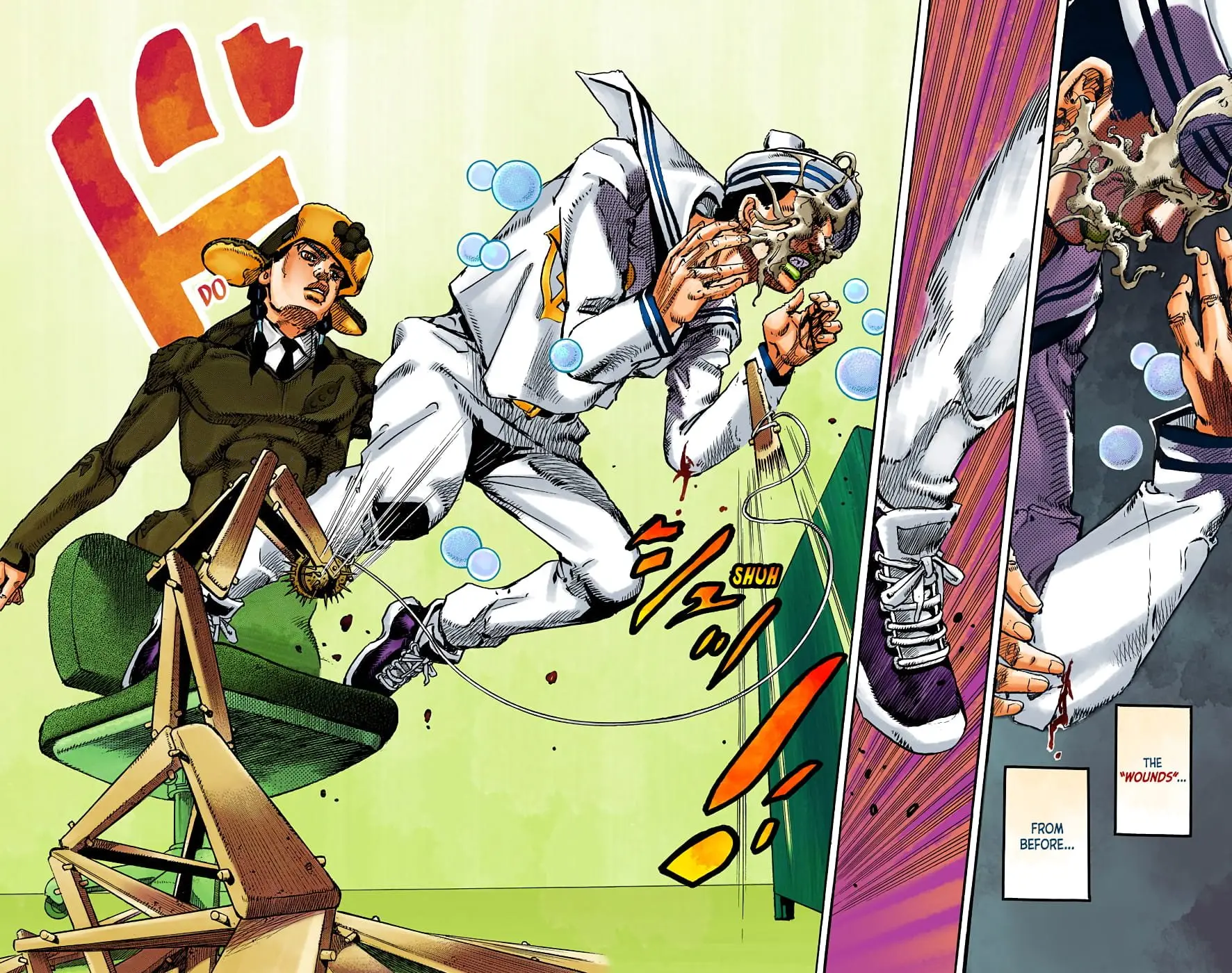 JoJo's Bizarre Adventure, Part 8: JoJolion Colored Manga — Chapter 99 — Page 35