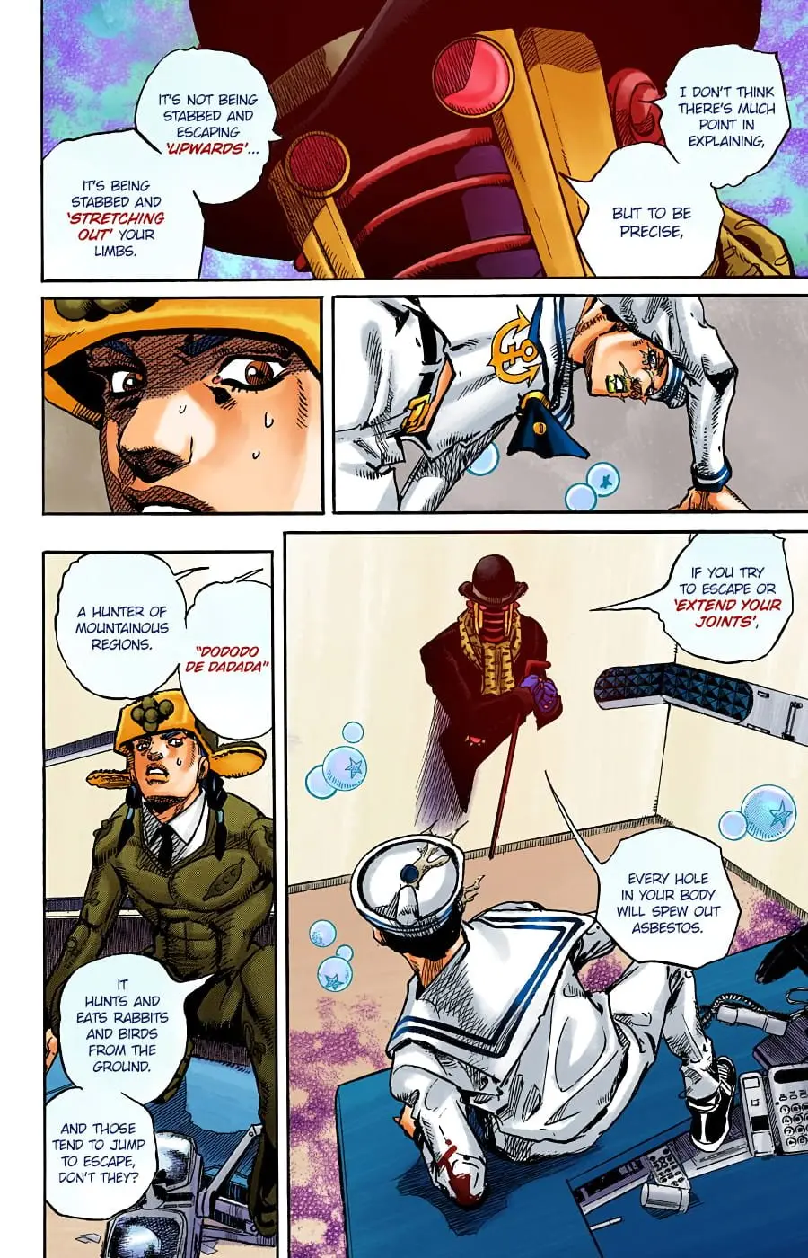 JoJo's Bizarre Adventure, Part 8: JoJolion Colored Manga — Chapter 99 — Page 40