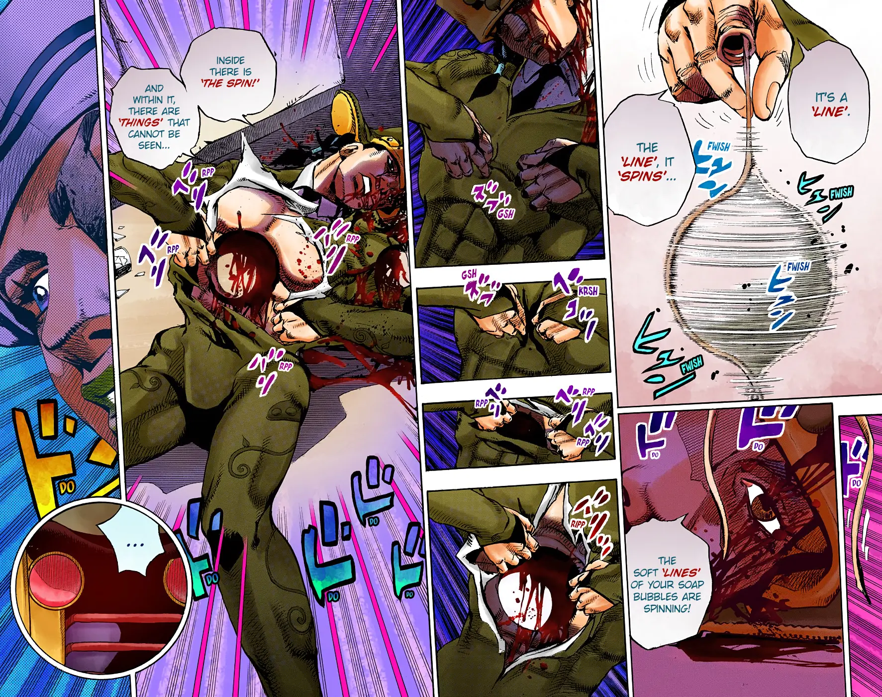 JoJo's Bizarre Adventure, Part 8: JoJolion Colored Manga β Chapter 100 β Page 33