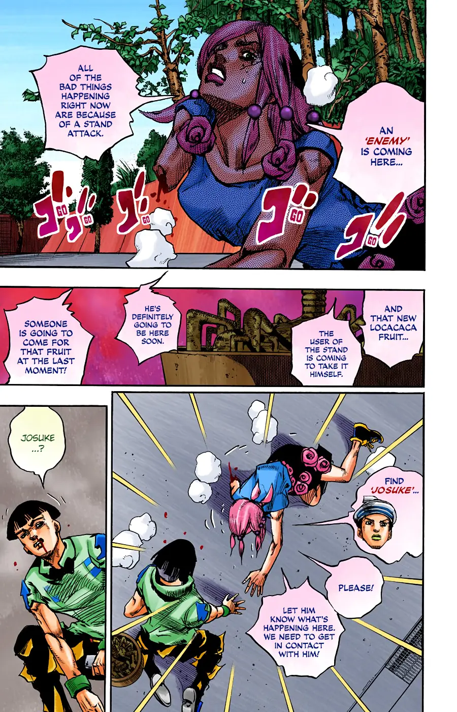 JoJo's Bizarre Adventure, Part 8: JoJolion Colored Manga β Chapter 101 β Page 9