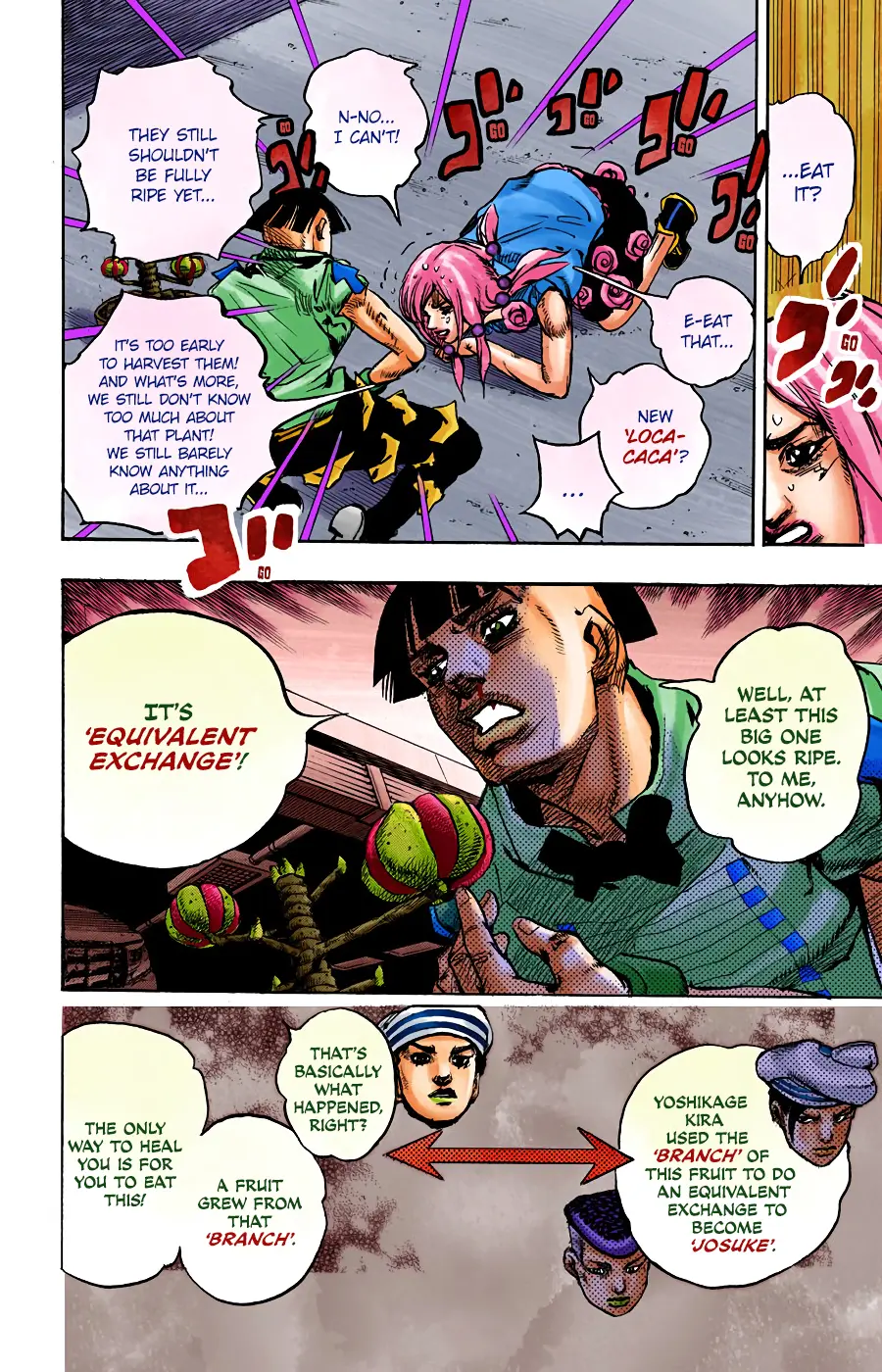 JoJo's Bizarre Adventure, Part 8: JoJolion Colored Manga β Chapter 101 β Page 14