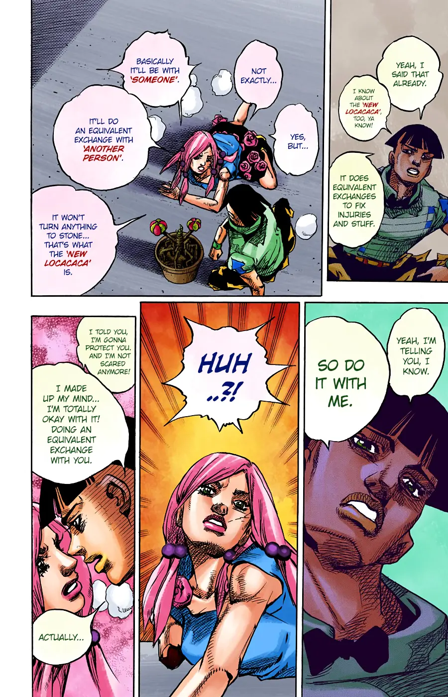 JoJo's Bizarre Adventure, Part 8: JoJolion Colored Manga β Chapter 101 β Page 18