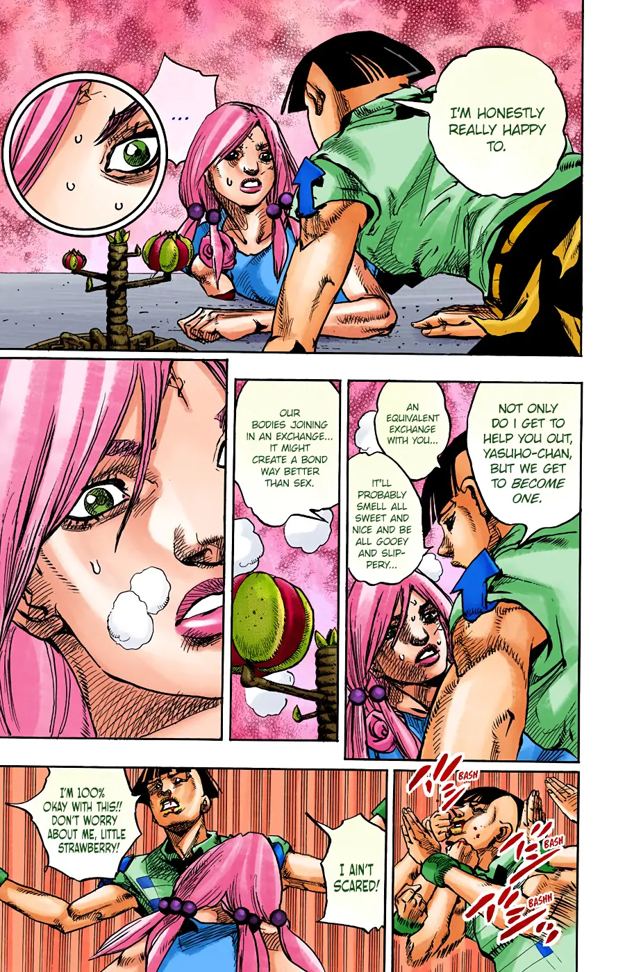 JoJo's Bizarre Adventure, Part 8: JoJolion Colored Manga β Chapter 101 β Page 19