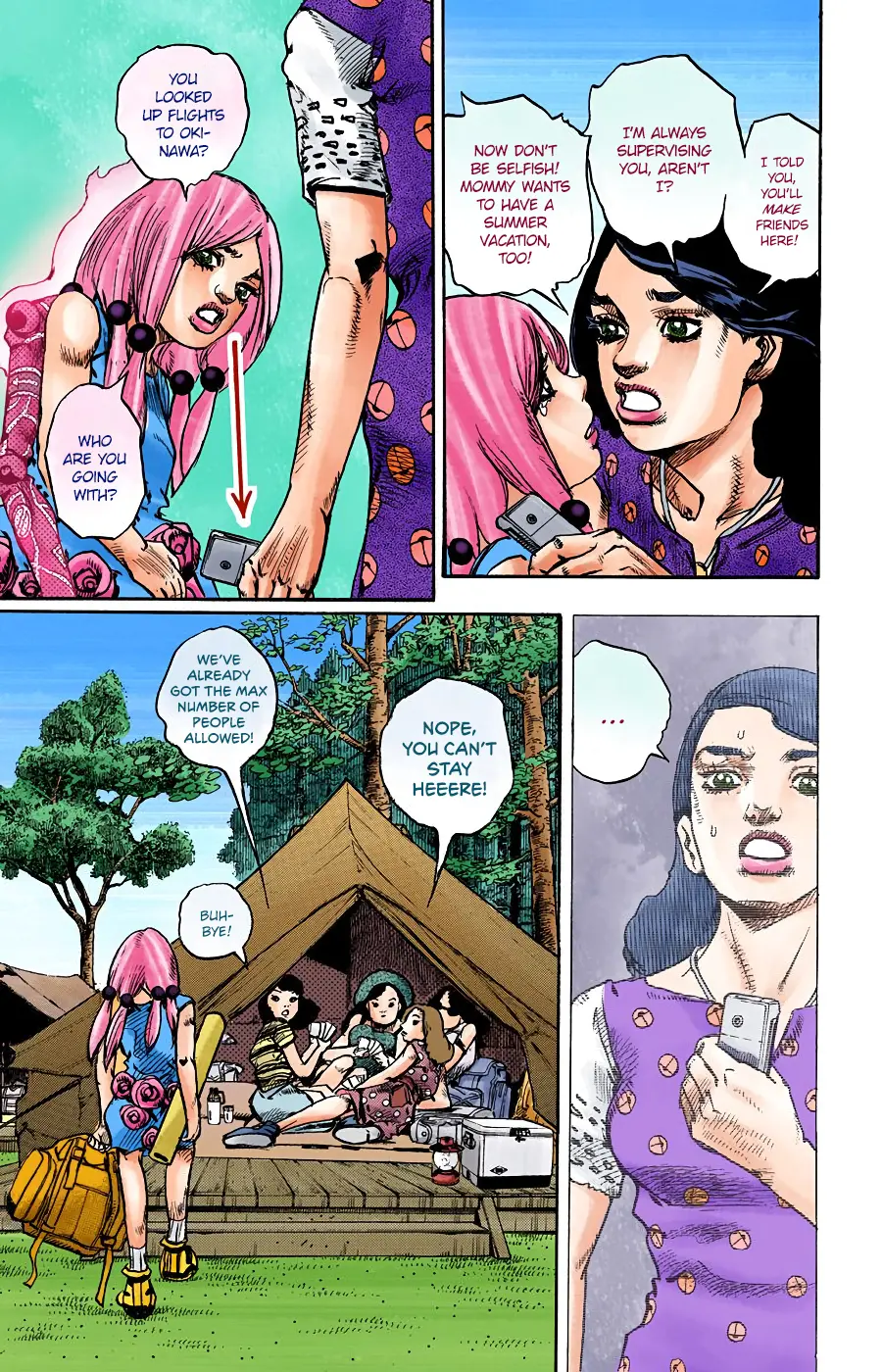 JoJo's Bizarre Adventure, Part 8: JoJolion Colored Manga — Chapter 102 — Page 3