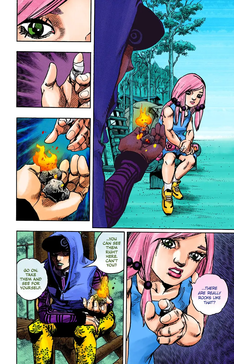 JoJo's Bizarre Adventure, Part 8: JoJolion Colored Manga — Chapter 102 — Page 8
