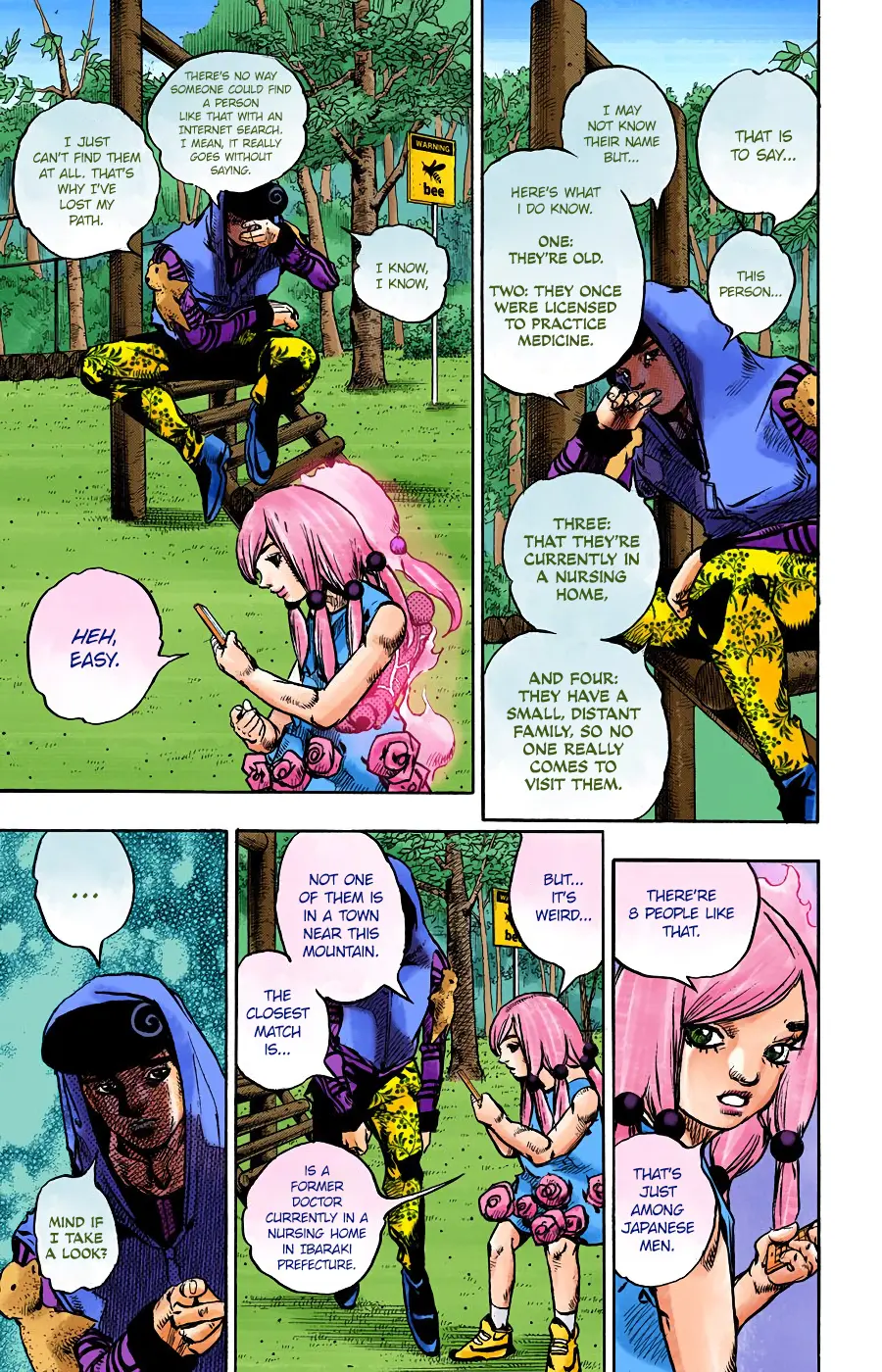 JoJo's Bizarre Adventure, Part 8: JoJolion Colored Manga — Chapter 102 — Page 11