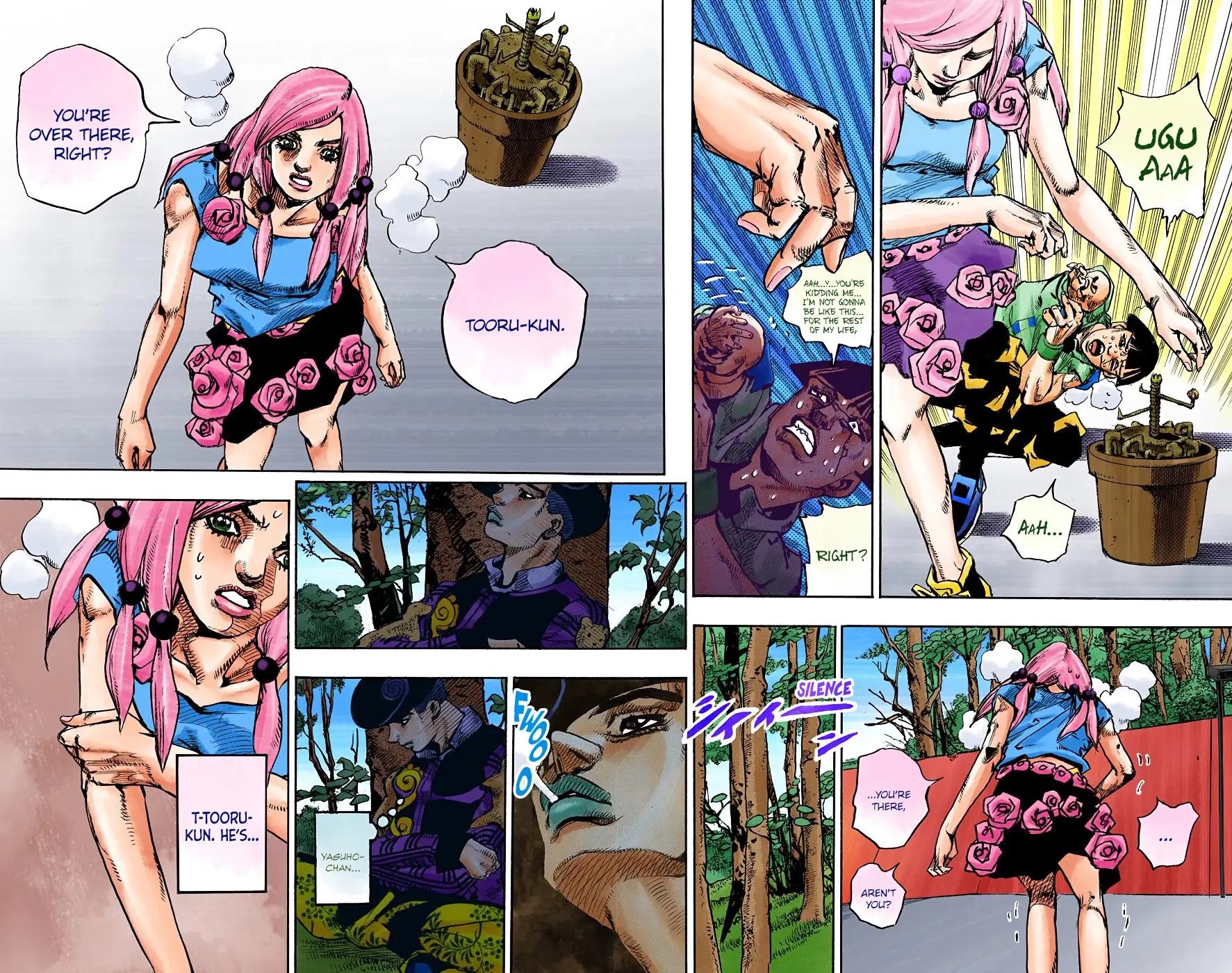 JoJo's Bizarre Adventure, Part 8: JoJolion Colored Manga — Chapter 102 — Page 18