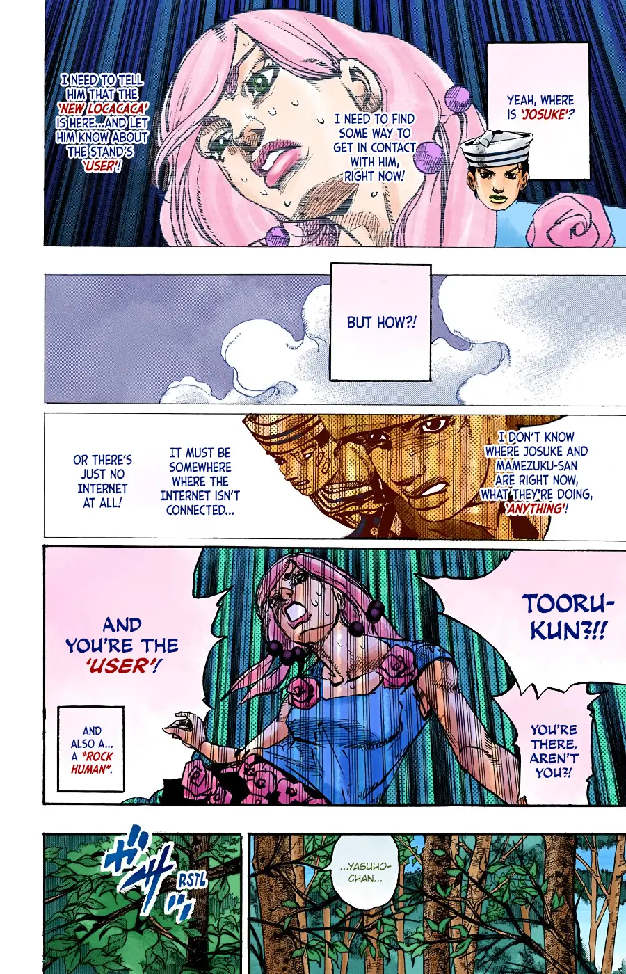 JoJo's Bizarre Adventure, Part 8: JoJolion Colored Manga — Chapter 102 — Page 19