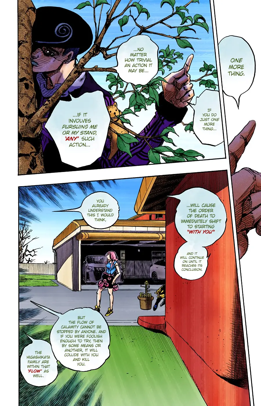JoJo's Bizarre Adventure, Part 8: JoJolion Colored Manga — Chapter 102 — Page 23