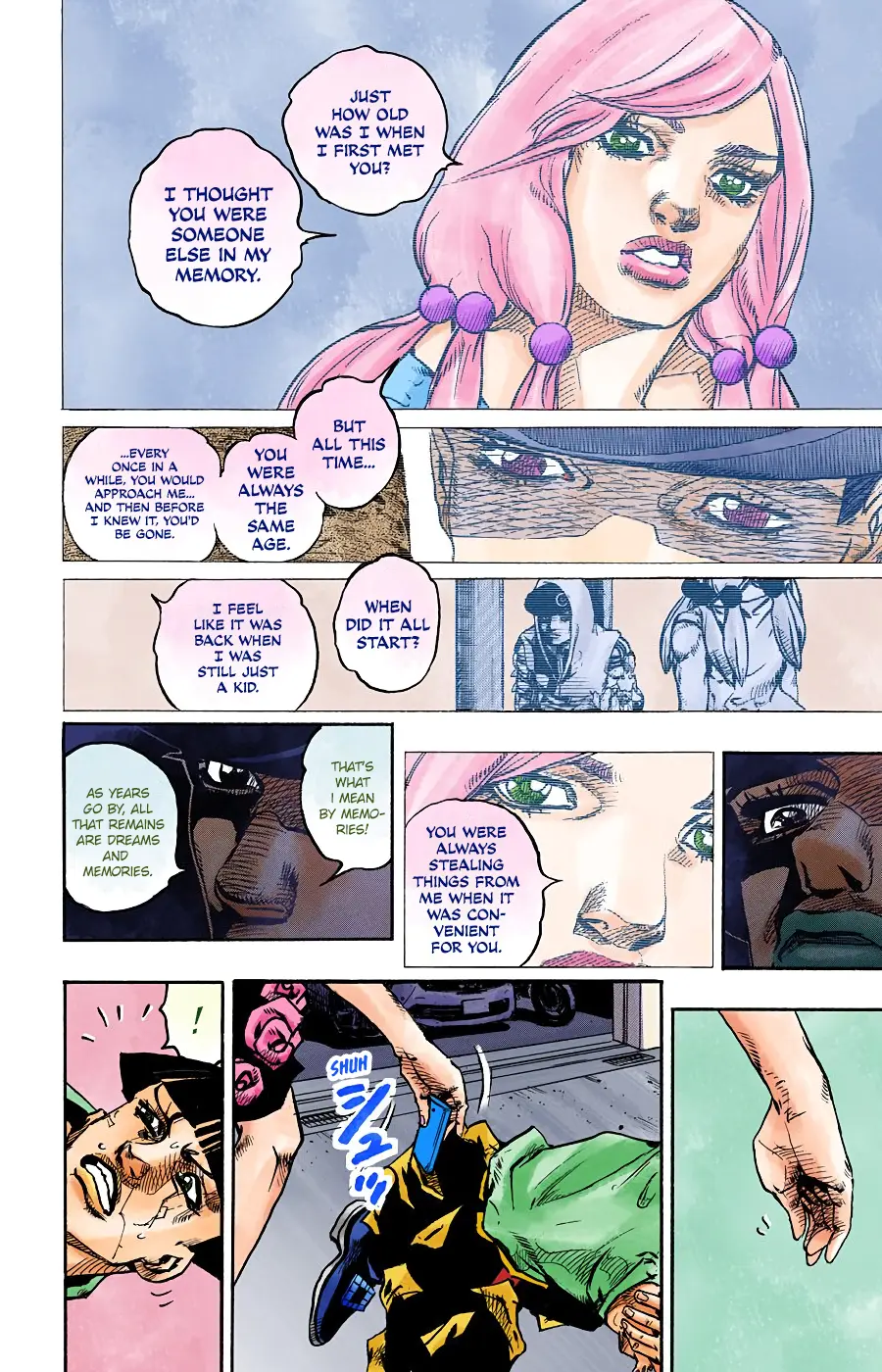 JoJo's Bizarre Adventure, Part 8: JoJolion Colored Manga — Chapter 102 — Page 25