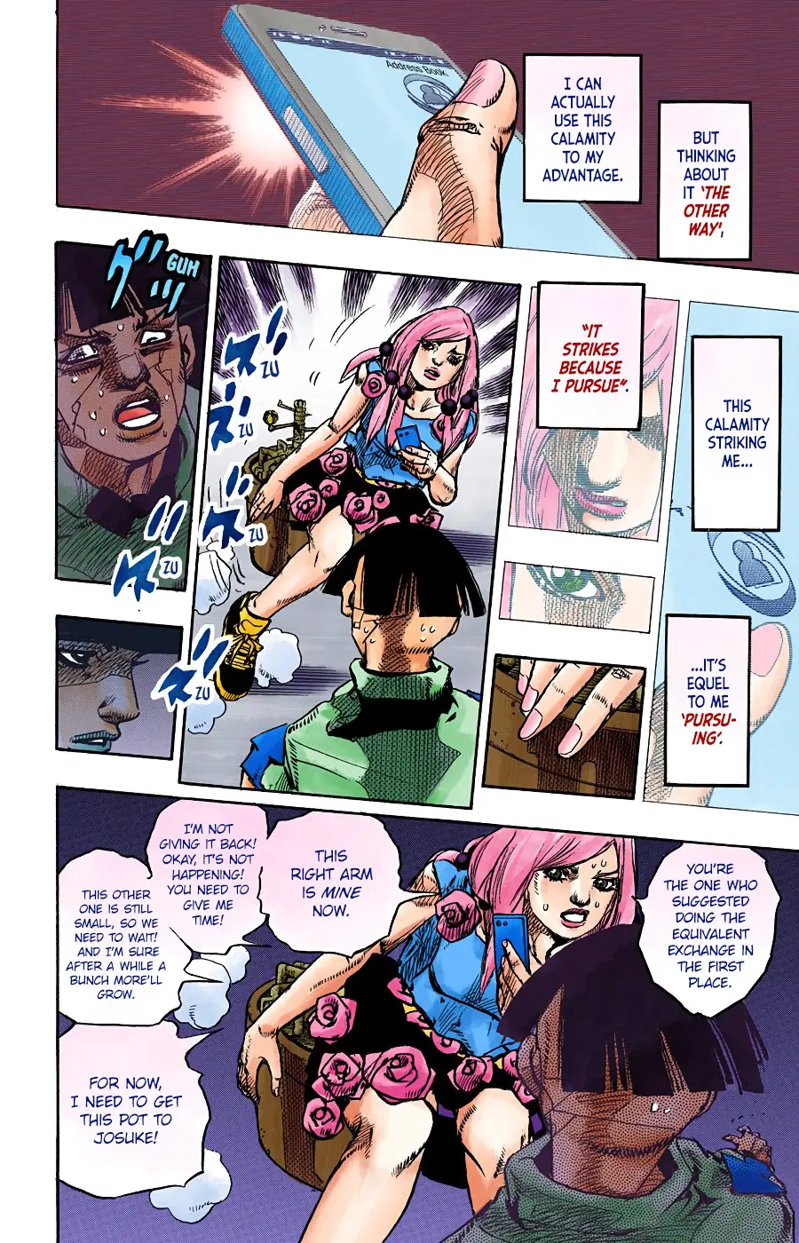 JoJo's Bizarre Adventure, Part 8: JoJolion Colored Manga — Chapter 102 — Page 29