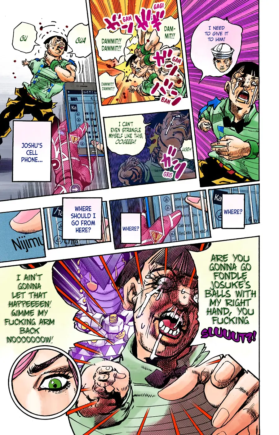 JoJo's Bizarre Adventure, Part 8: JoJolion Colored Manga — Chapter 102 — Page 30
