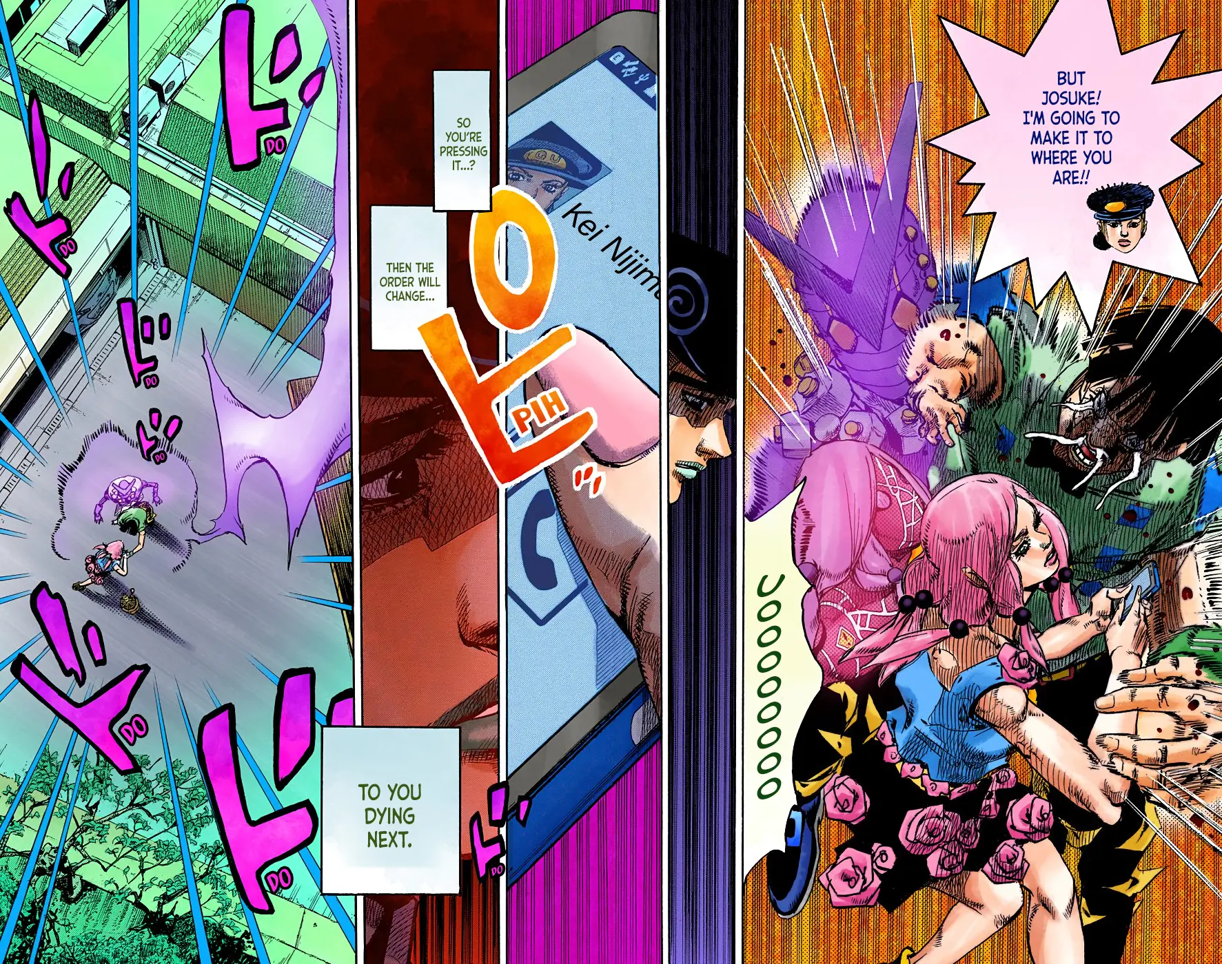 JoJo's Bizarre Adventure, Part 8: JoJolion Colored Manga — Chapter 102 — Page 33