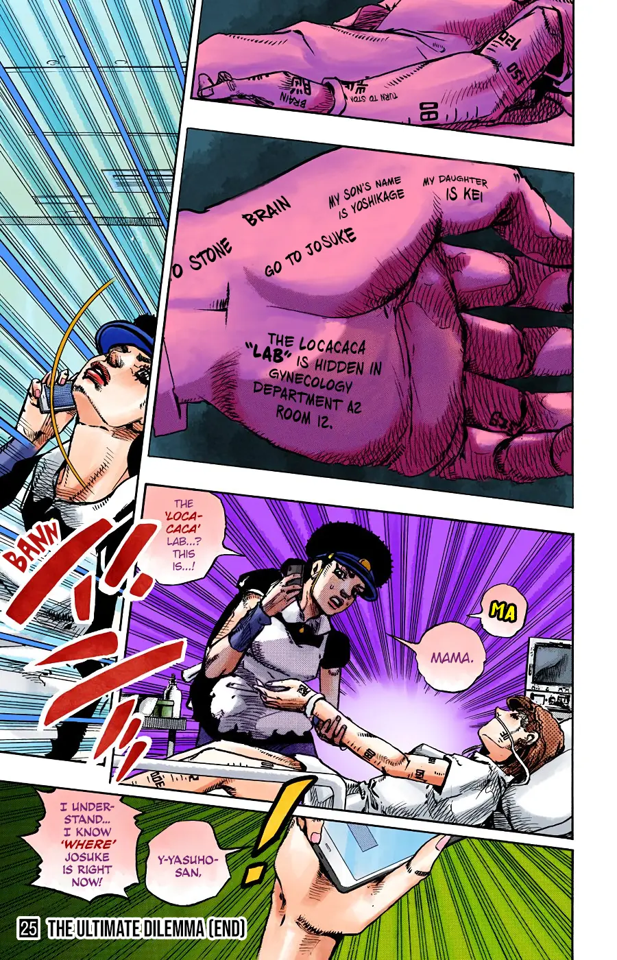 JoJo's Bizarre Adventure, Part 8: JoJolion Colored Manga — Chapter 102 — Page 38