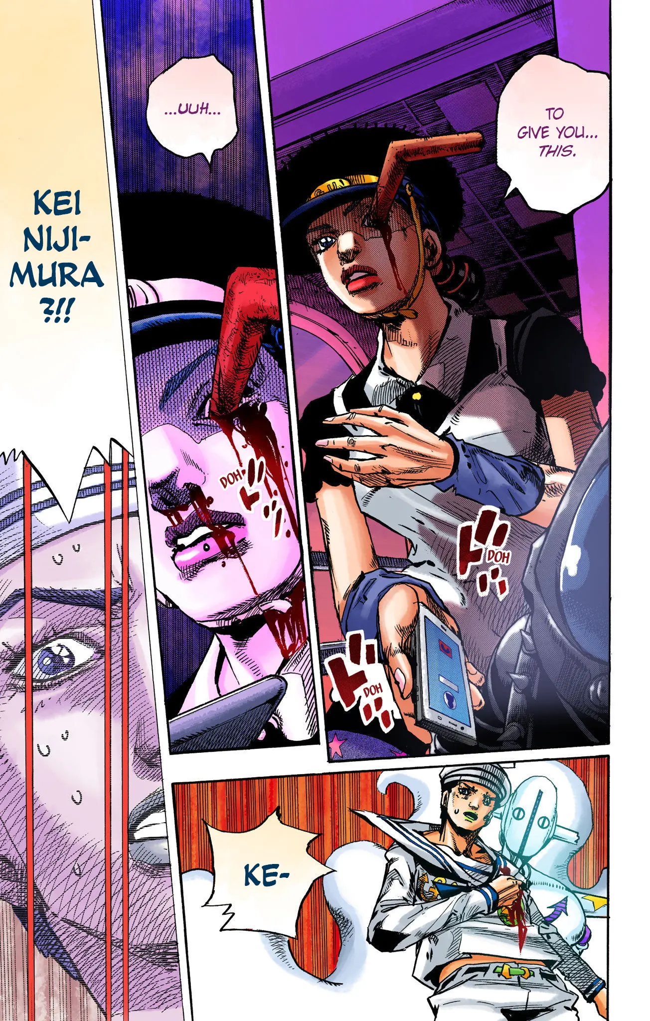 JoJo's Bizarre Adventure, Part 8: JoJolion Colored Manga β Chapter 104 β Page 8