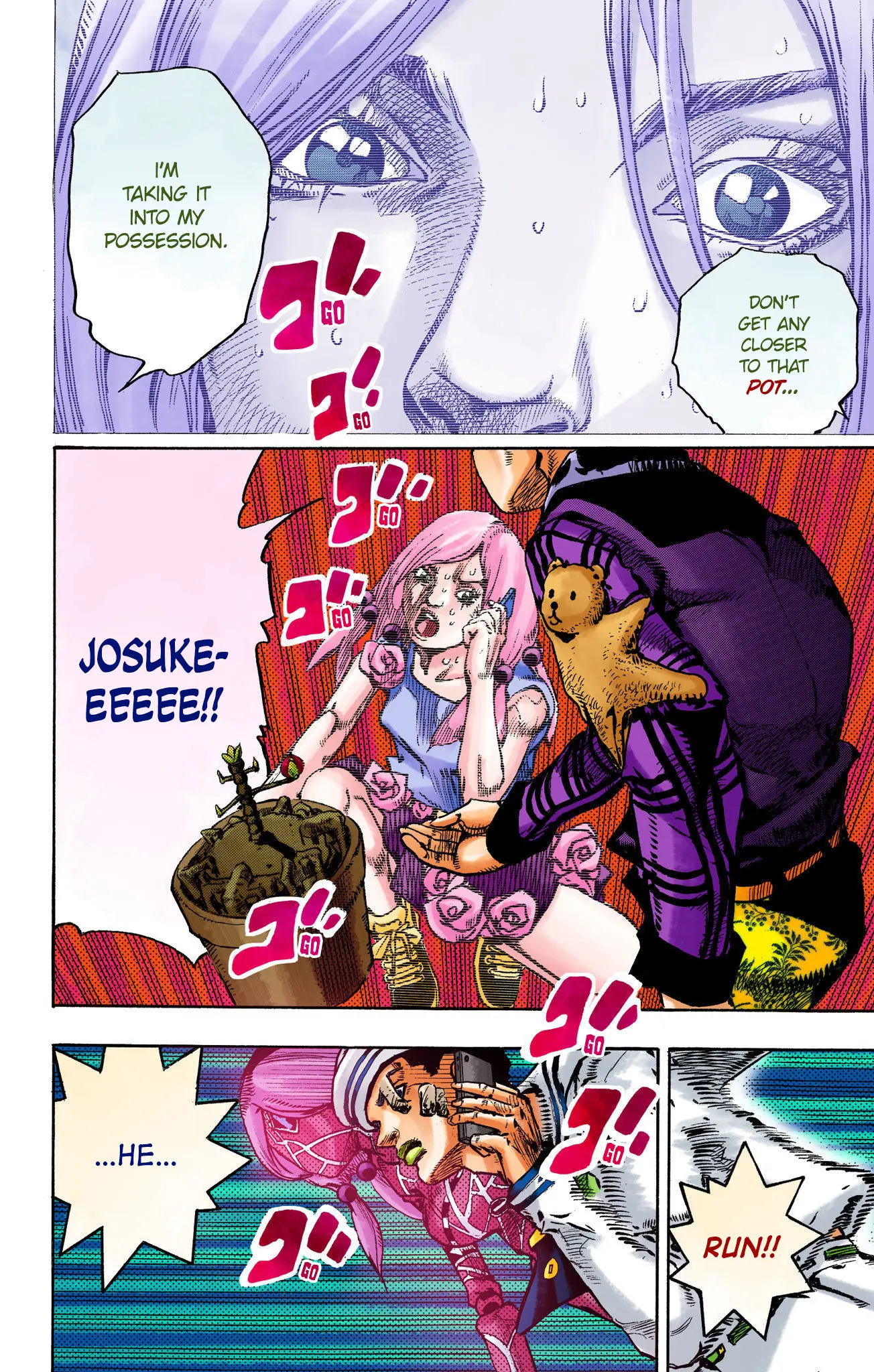 JoJo's Bizarre Adventure, Part 8: JoJolion Colored Manga β Chapter 104 β Page 19