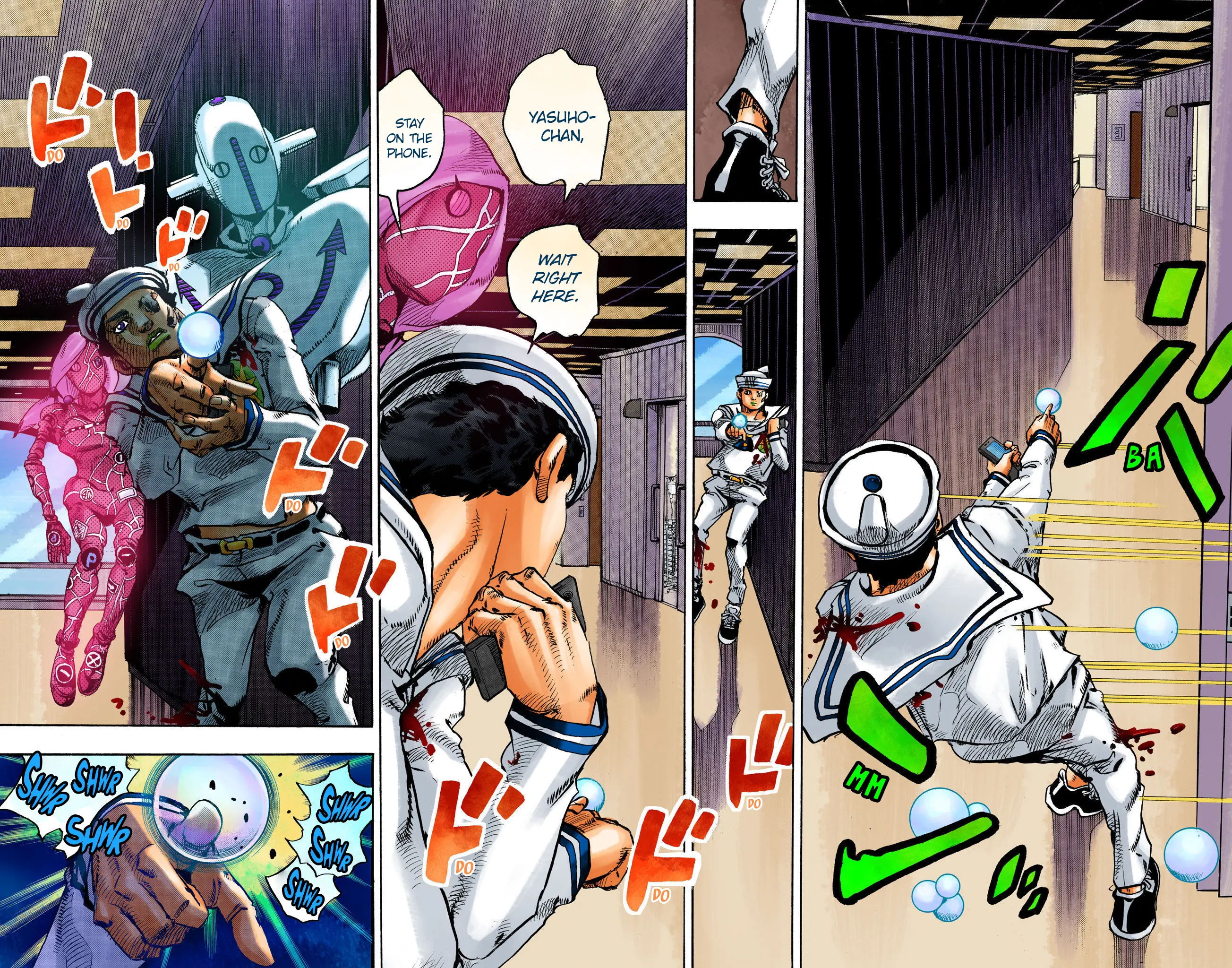 JoJo's Bizarre Adventure, Part 8: JoJolion Colored Manga β Chapter 104 β Page 32
