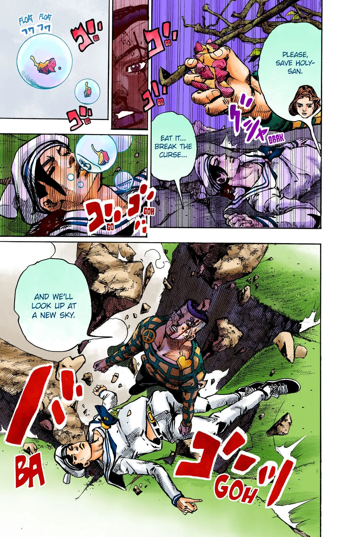 JoJo's Bizarre Adventure, Part 8: JoJolion Colored Manga β Chapter 105 β Page 4